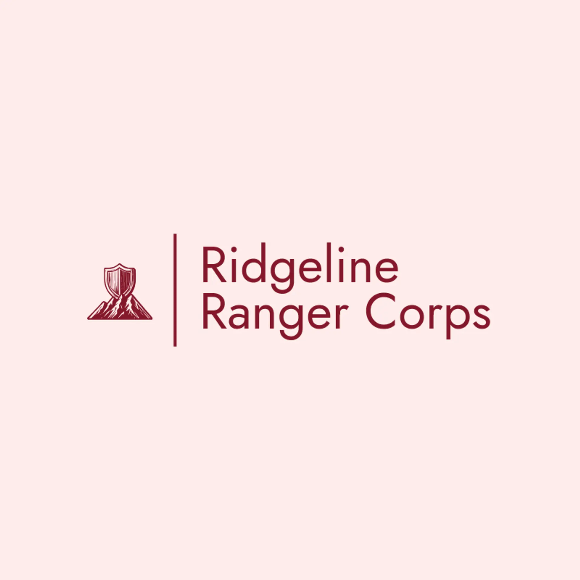 Ridgeline Ranger Corps logo for shield