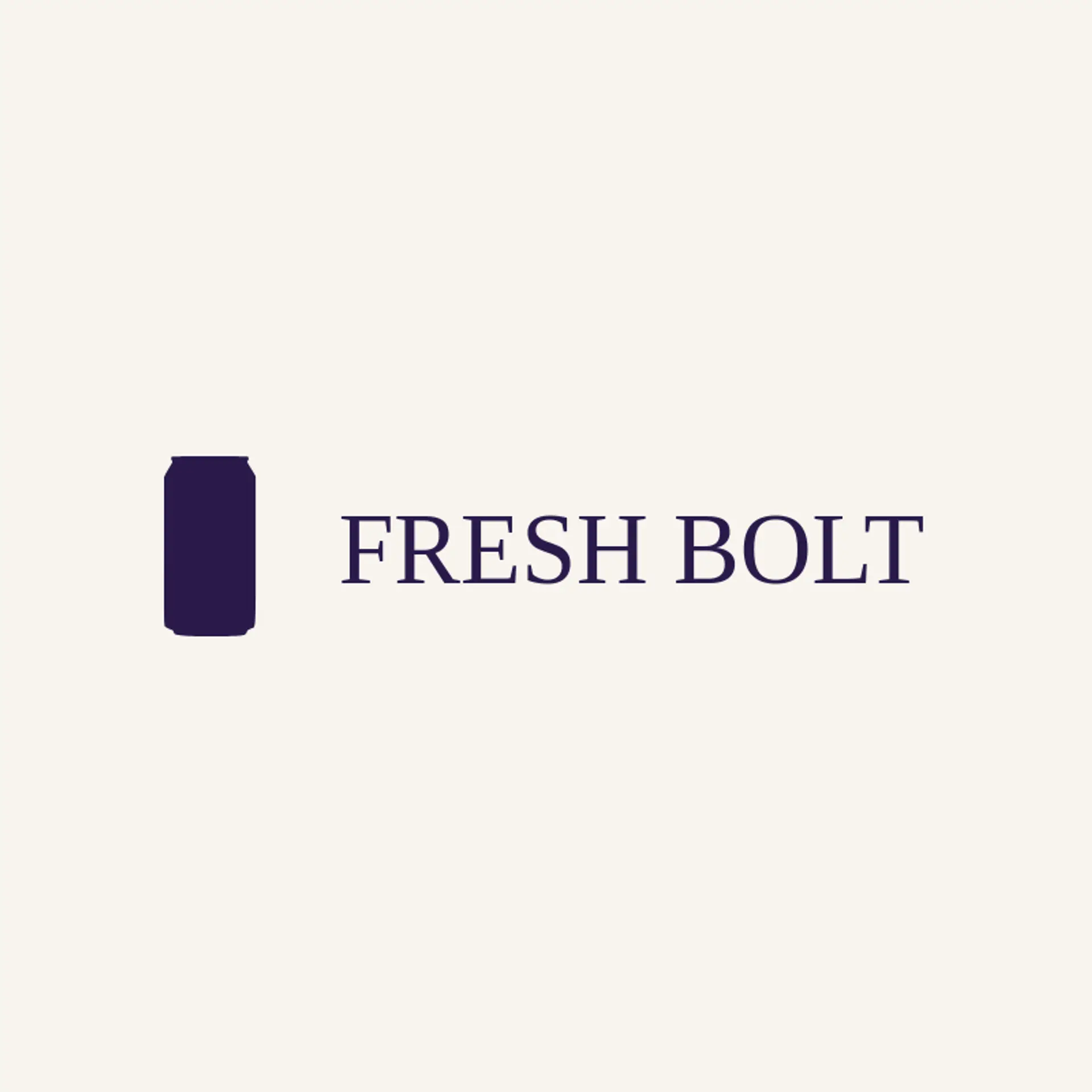 Fresh Bolt logo for energy drink