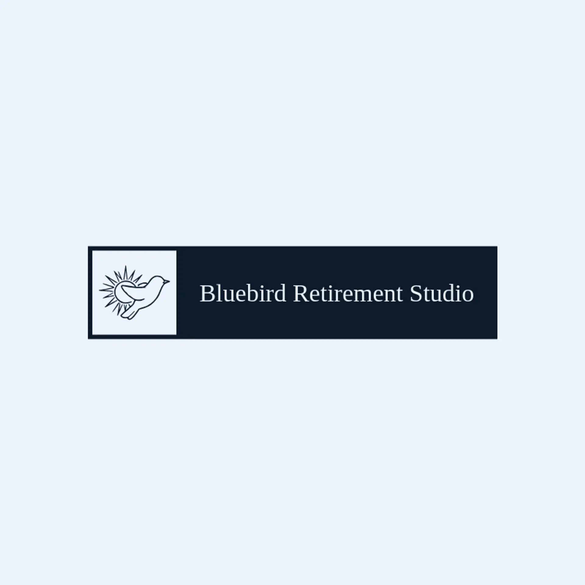 Bluebird Retirement Studio logo for retirement