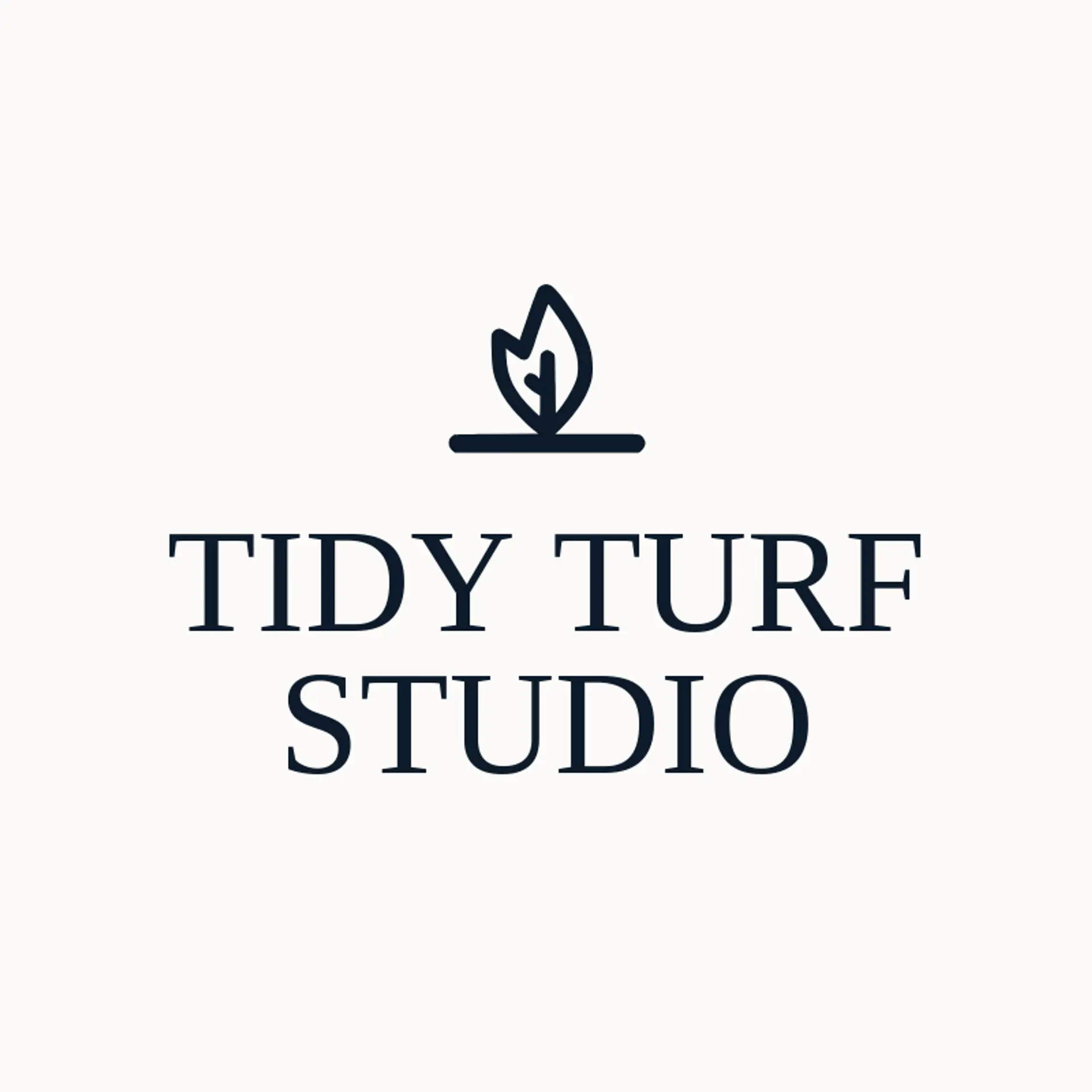 Tidy Turf Studio logo for yard