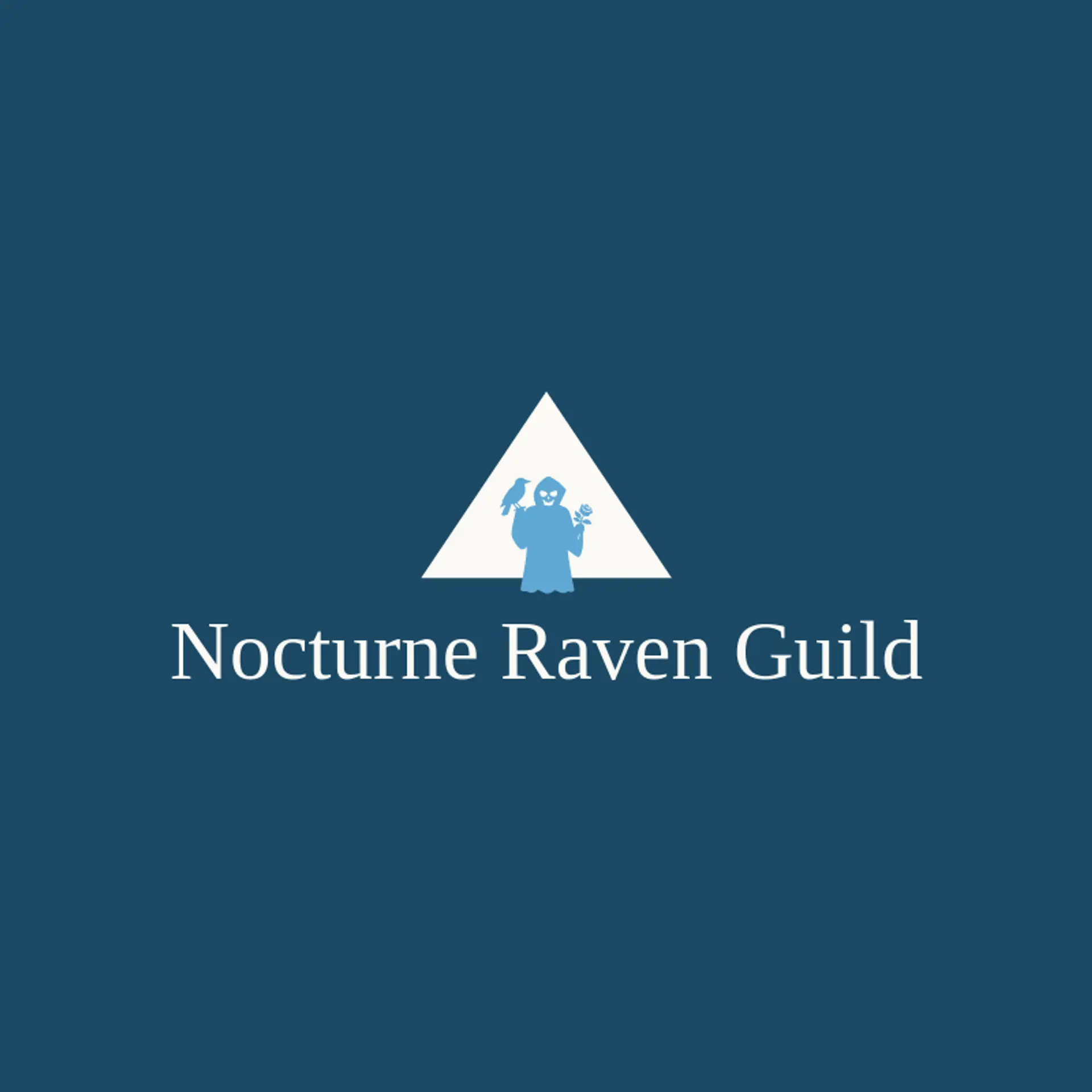 Nocturne Raven Guild logo for grim reaper