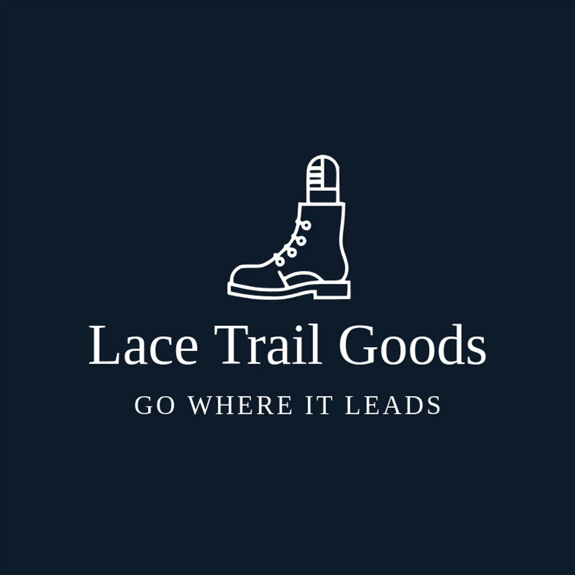 Lace Trail Goods logo for boot