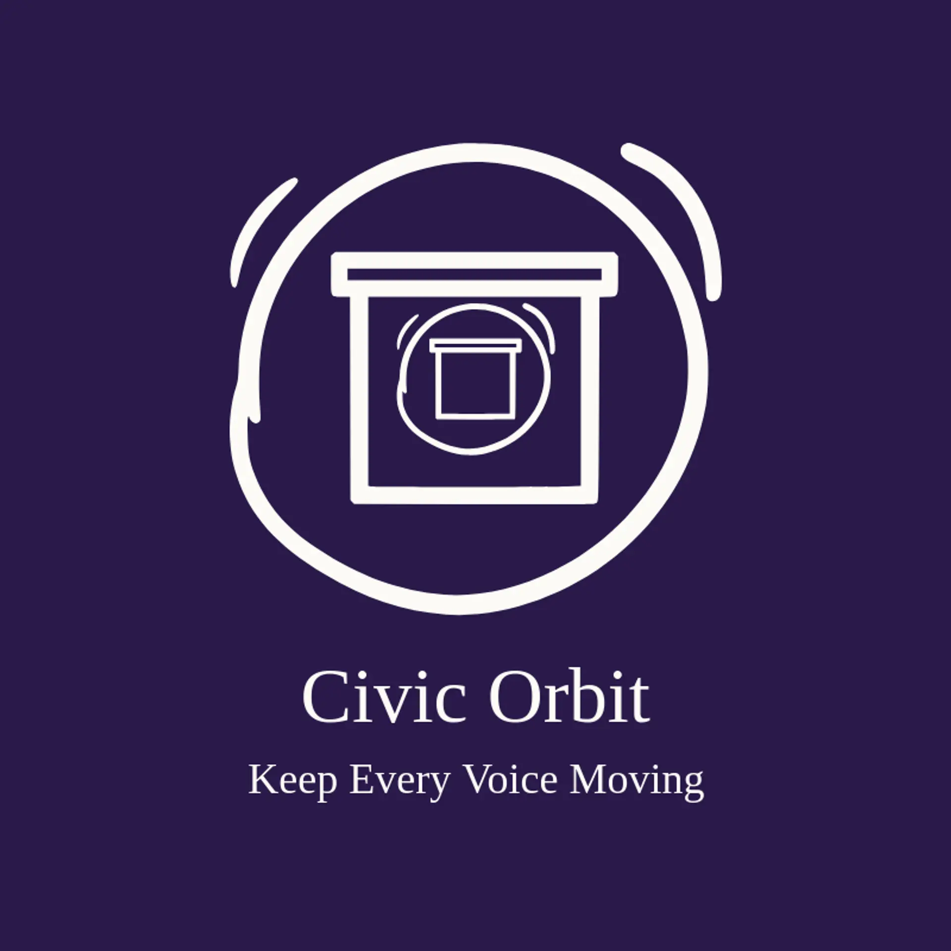 Civic Orbit logo for vote