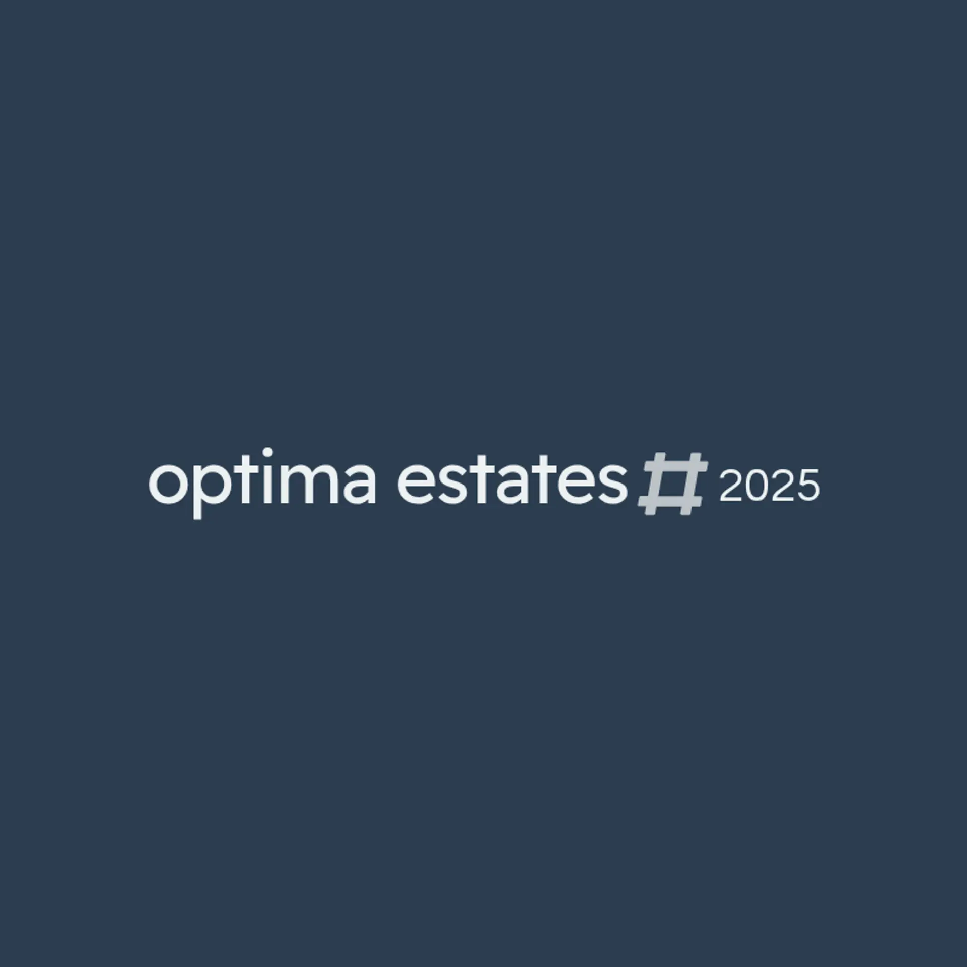 Optima Estates logo for commercial real estate