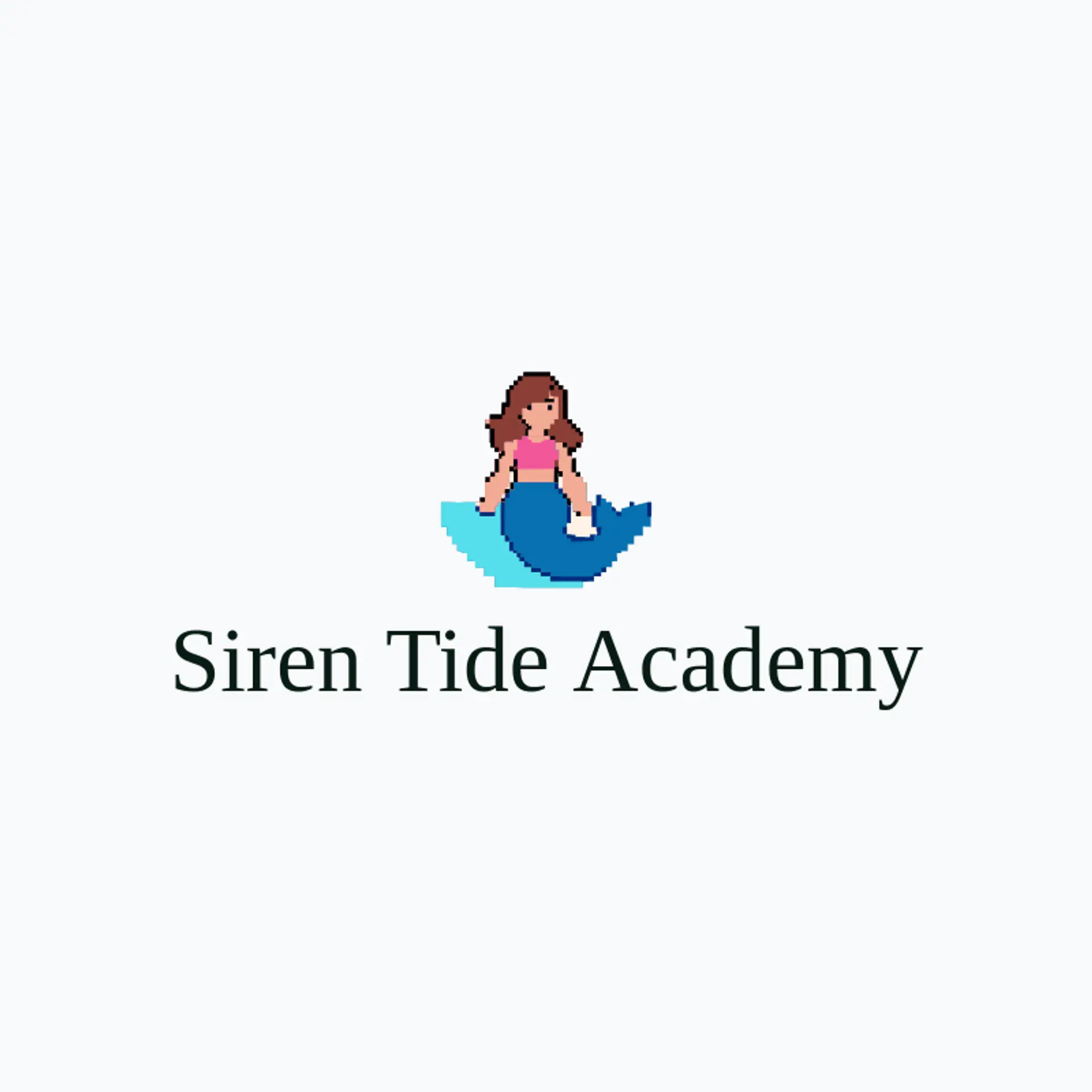 Siren Tide Academy logo for mermaid