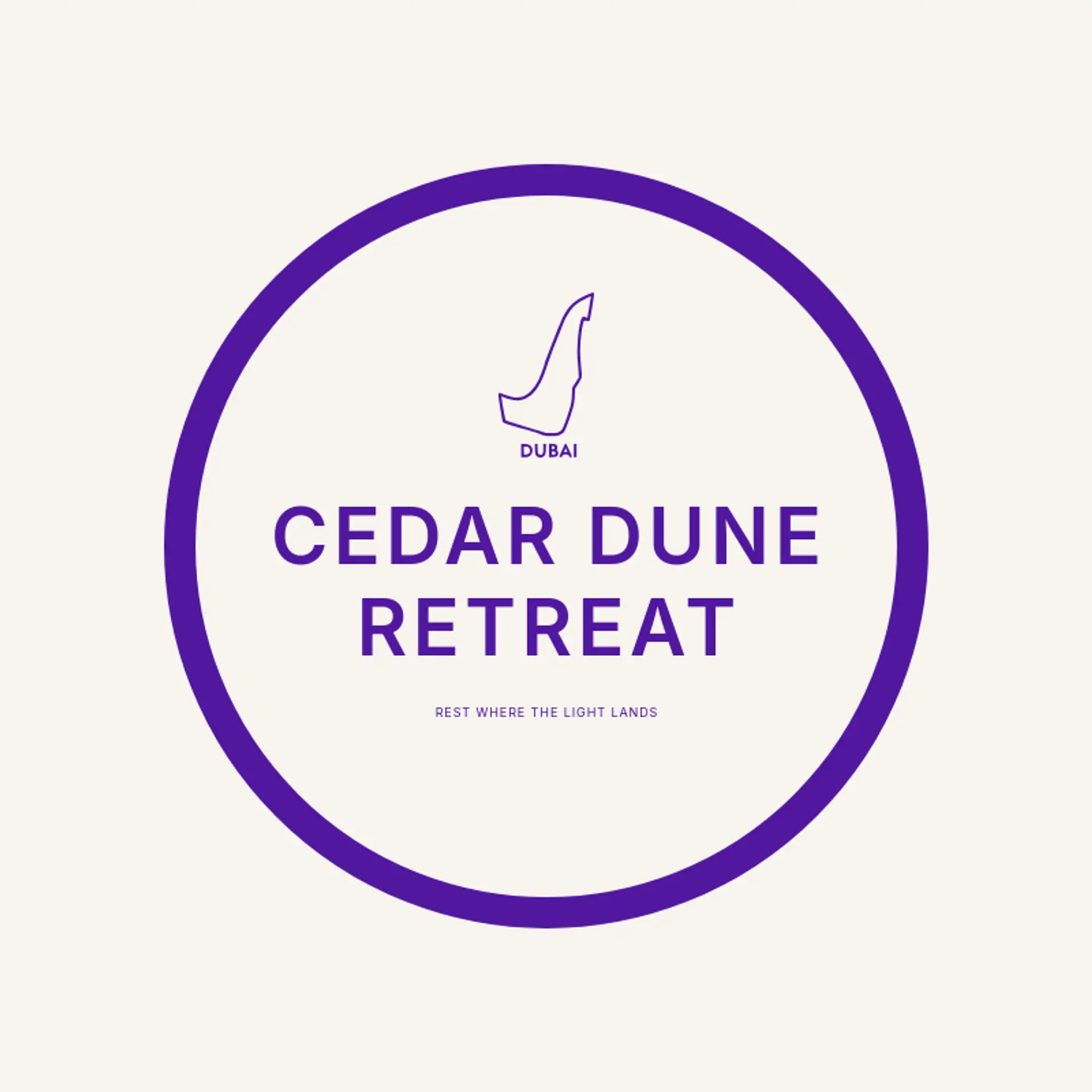 Cedar Dune Retreat logo for dubai