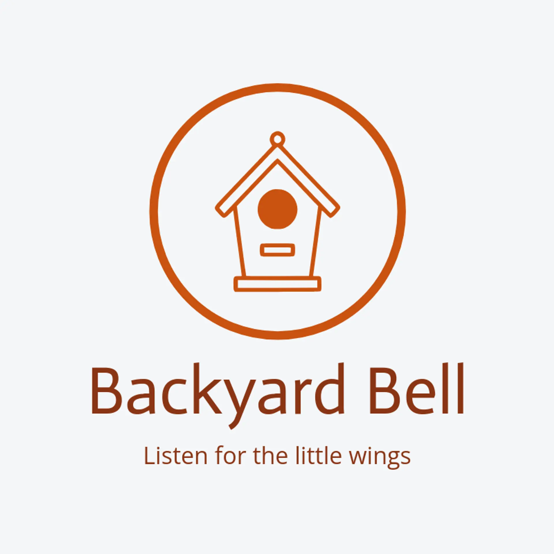 Backyard Bell logo for birdhouse