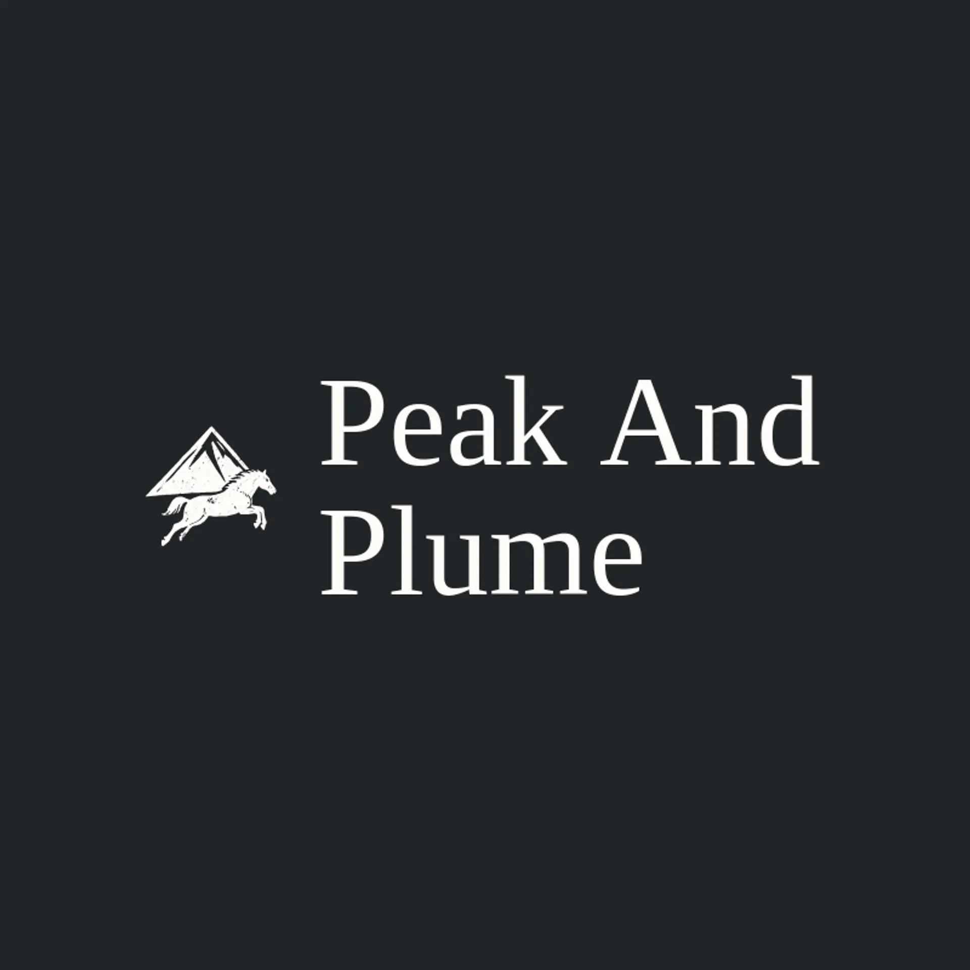 Peak And Plume logo for pegasus