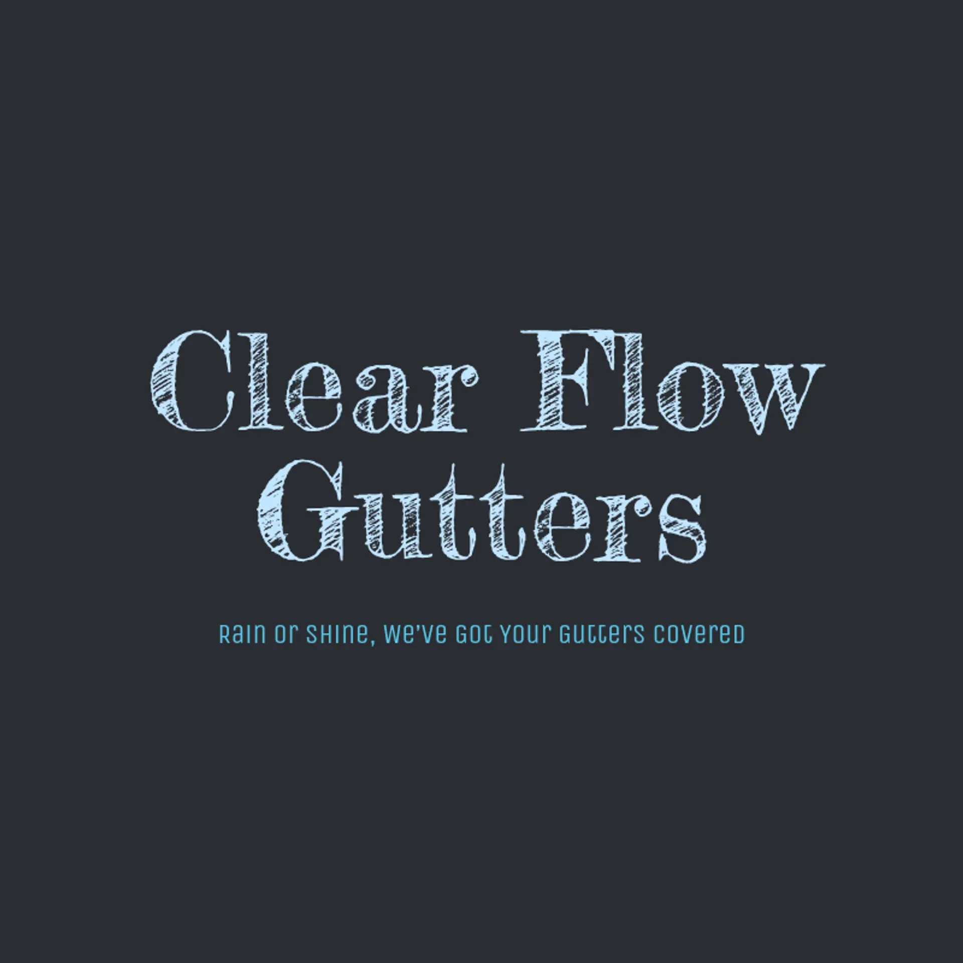 Clear Flow Gutters logo for gutter cleaning
