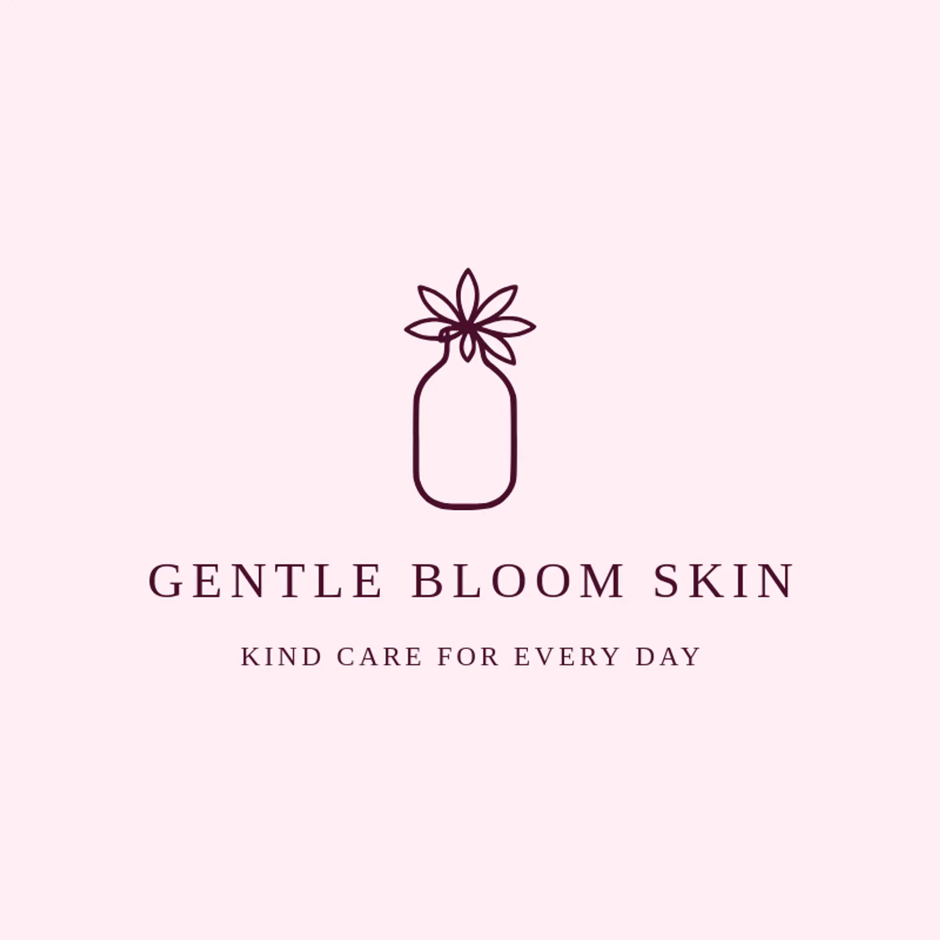 Gentle Bloom Skin logo for skincare