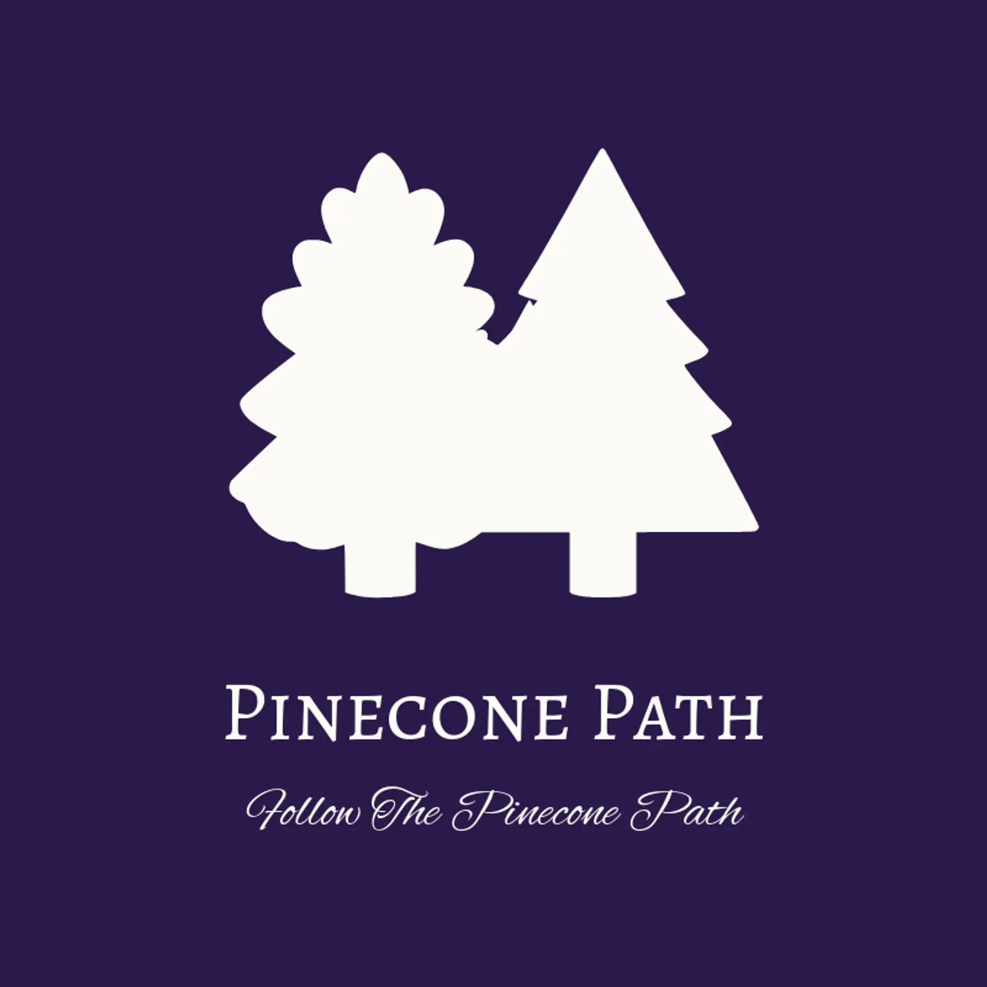 Pinecone Path logo for christmas tree