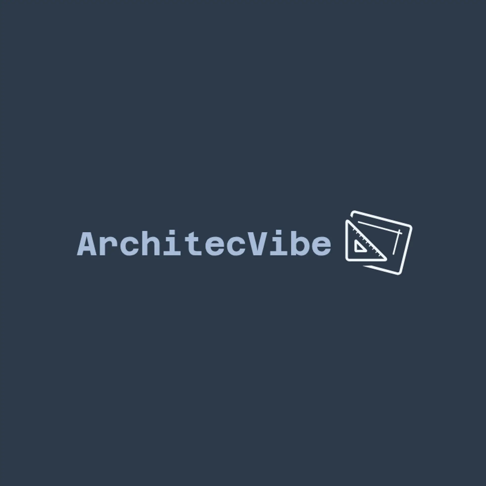 ArchitecVibe logo for construction designer