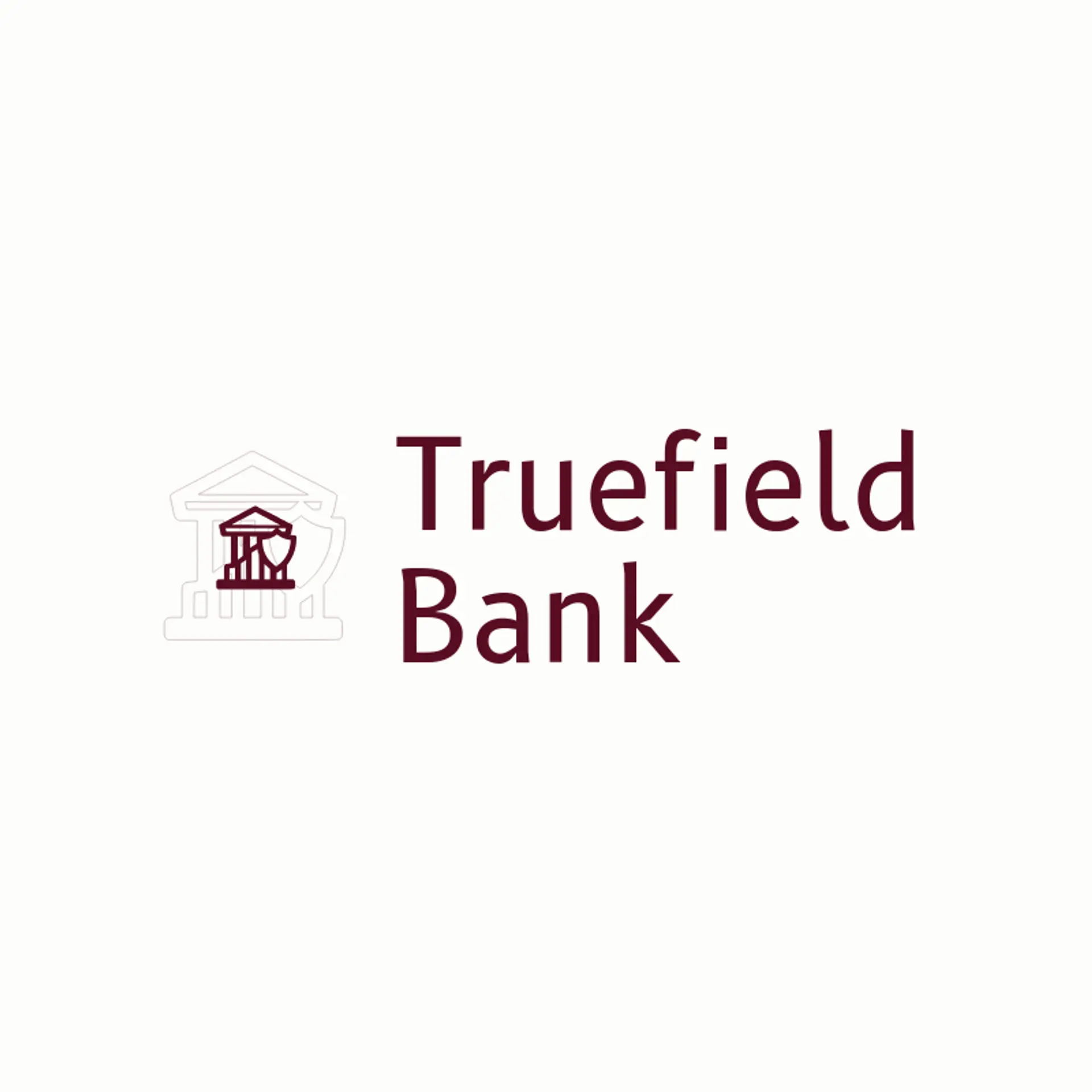 Truefield Bank logo for bank