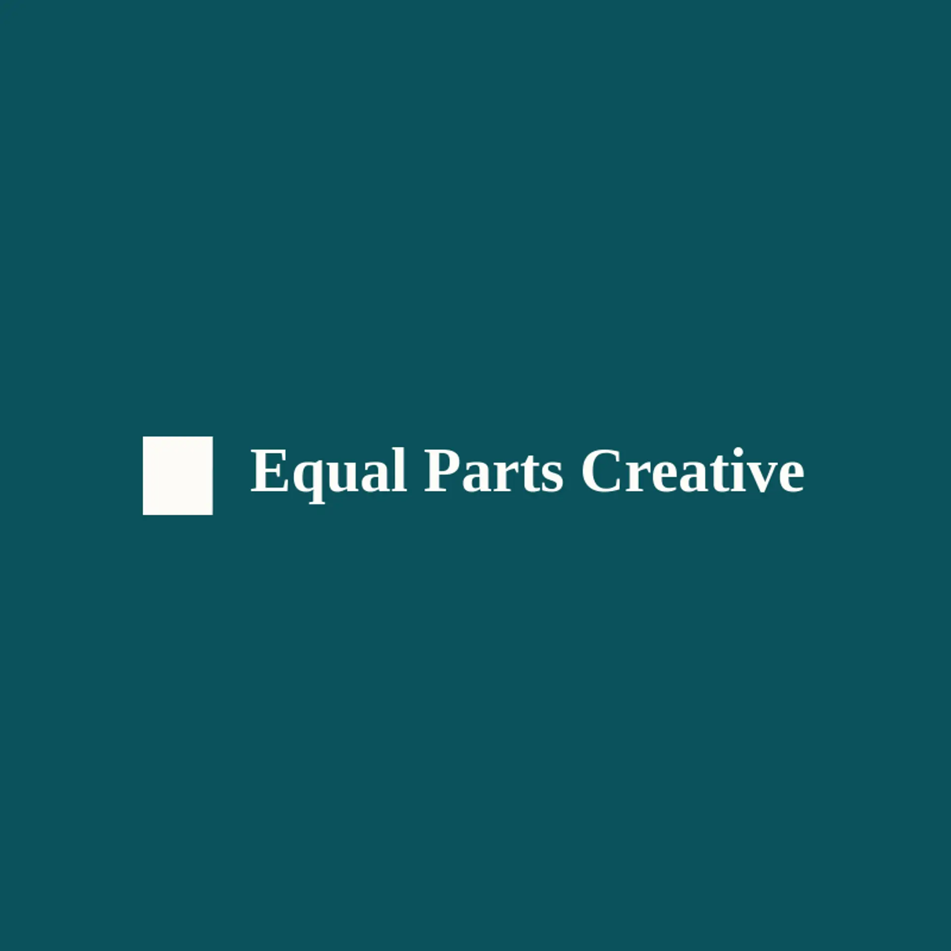 Equal Parts Creative logo for symmetry