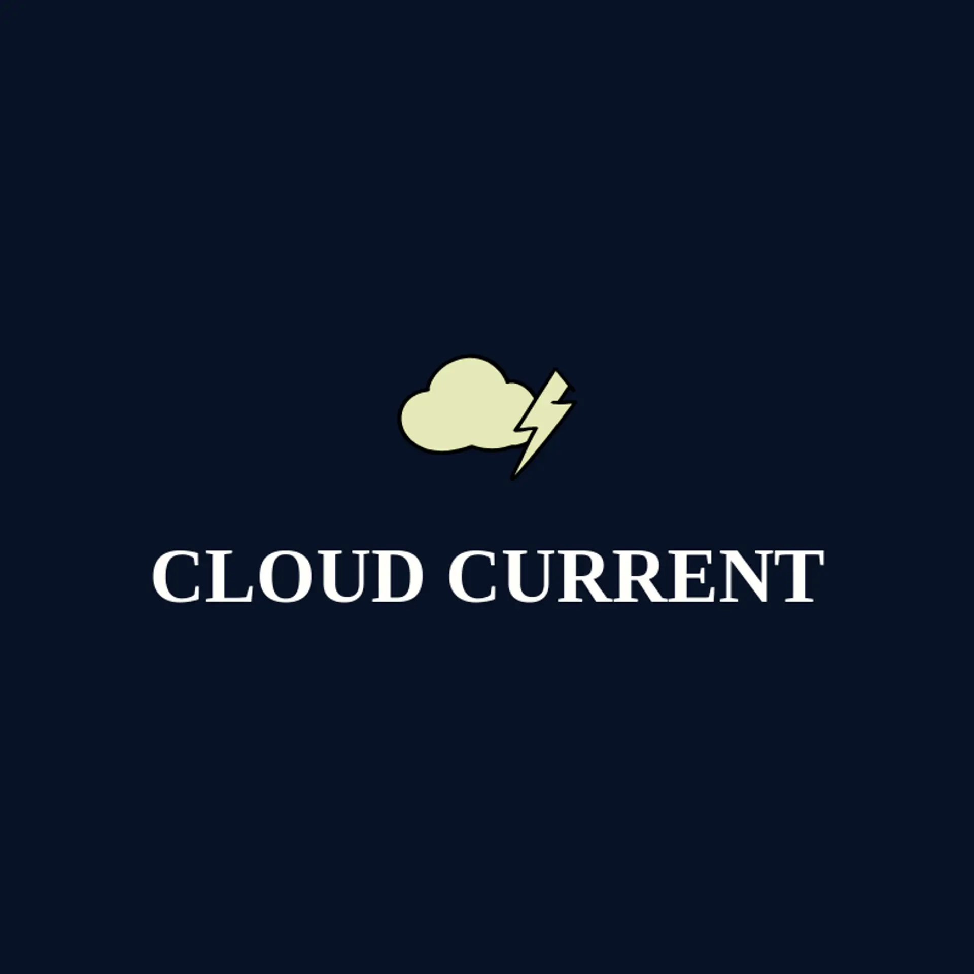 Cloud Current logo for software