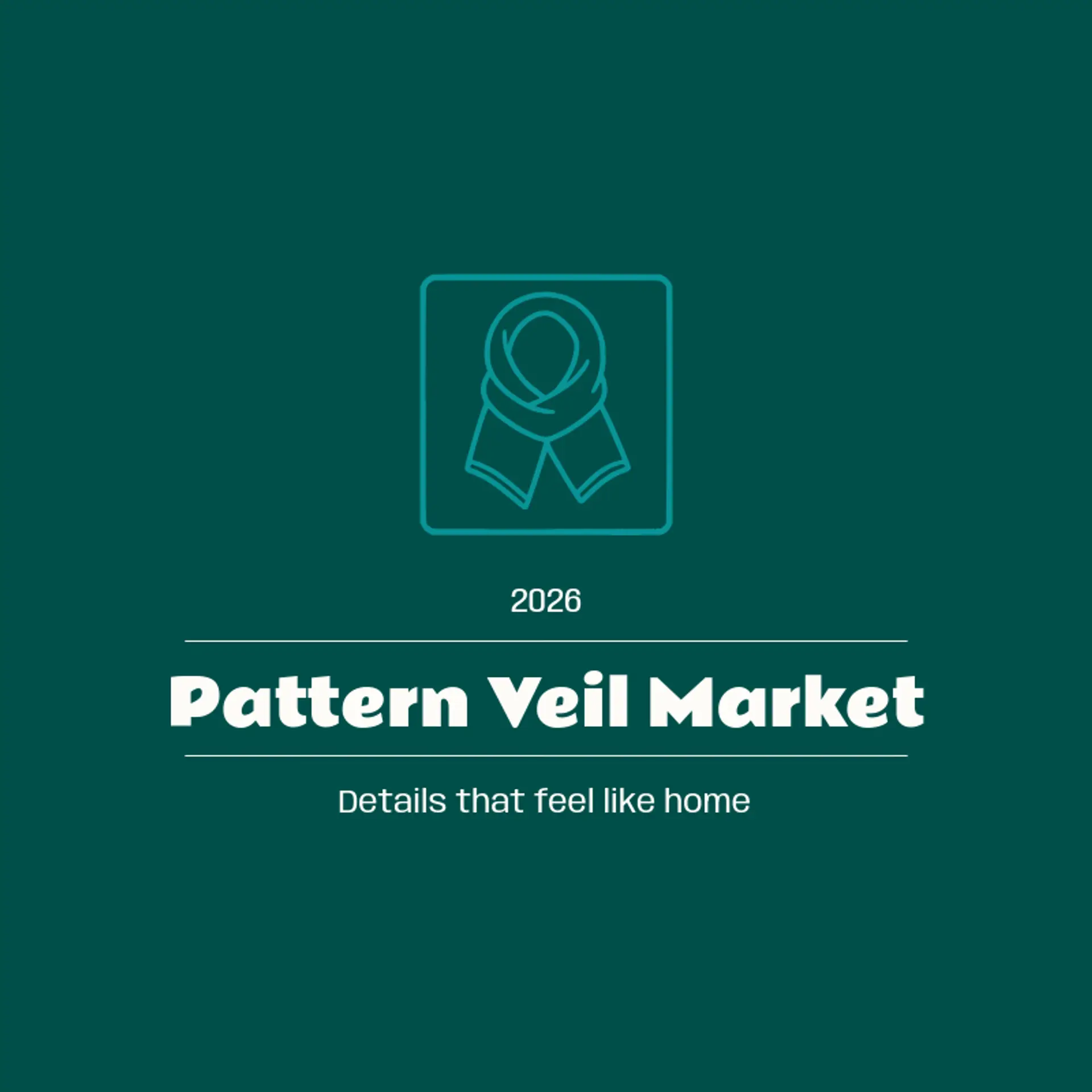 Pattern Veil Market logo for hijab