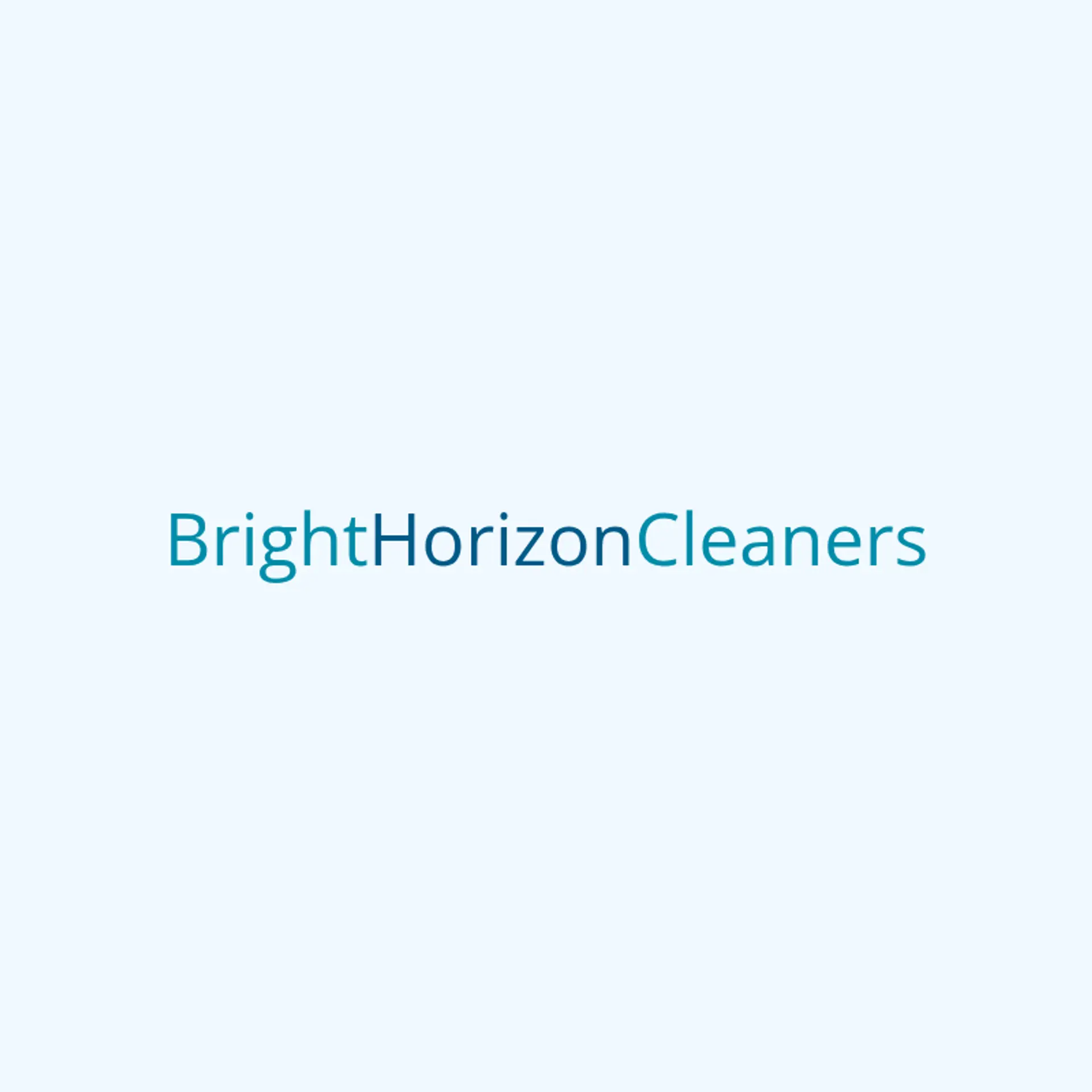 Bright Horizon Cleaners logo for cleaning services