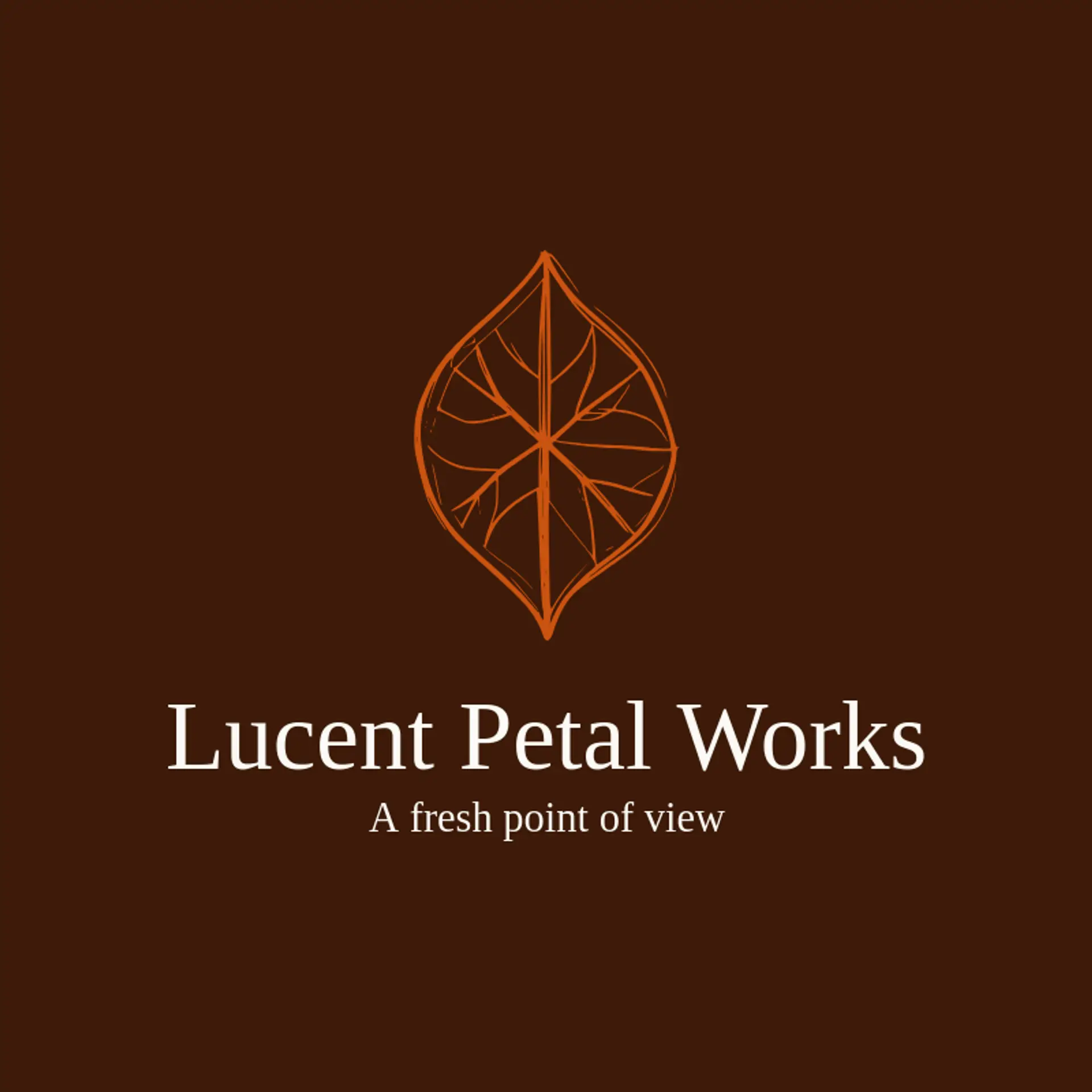 Lucent Petal Works logo for kaleidoscope