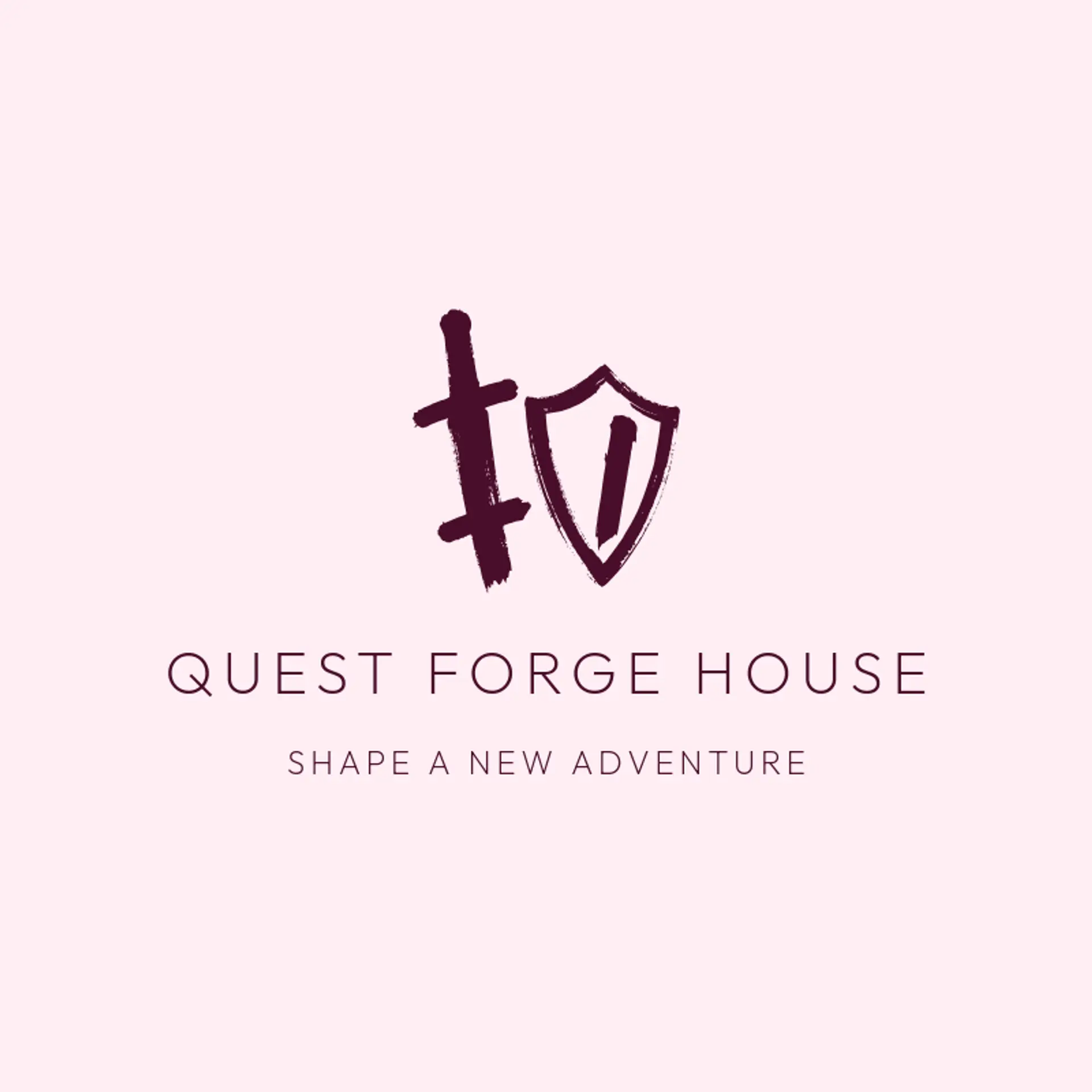 Quest Forge House logo for video game