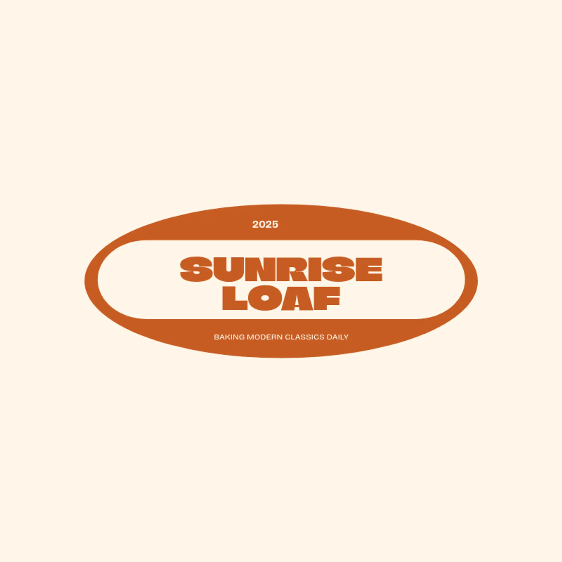 Sunrise Loaf logo for modern bakery