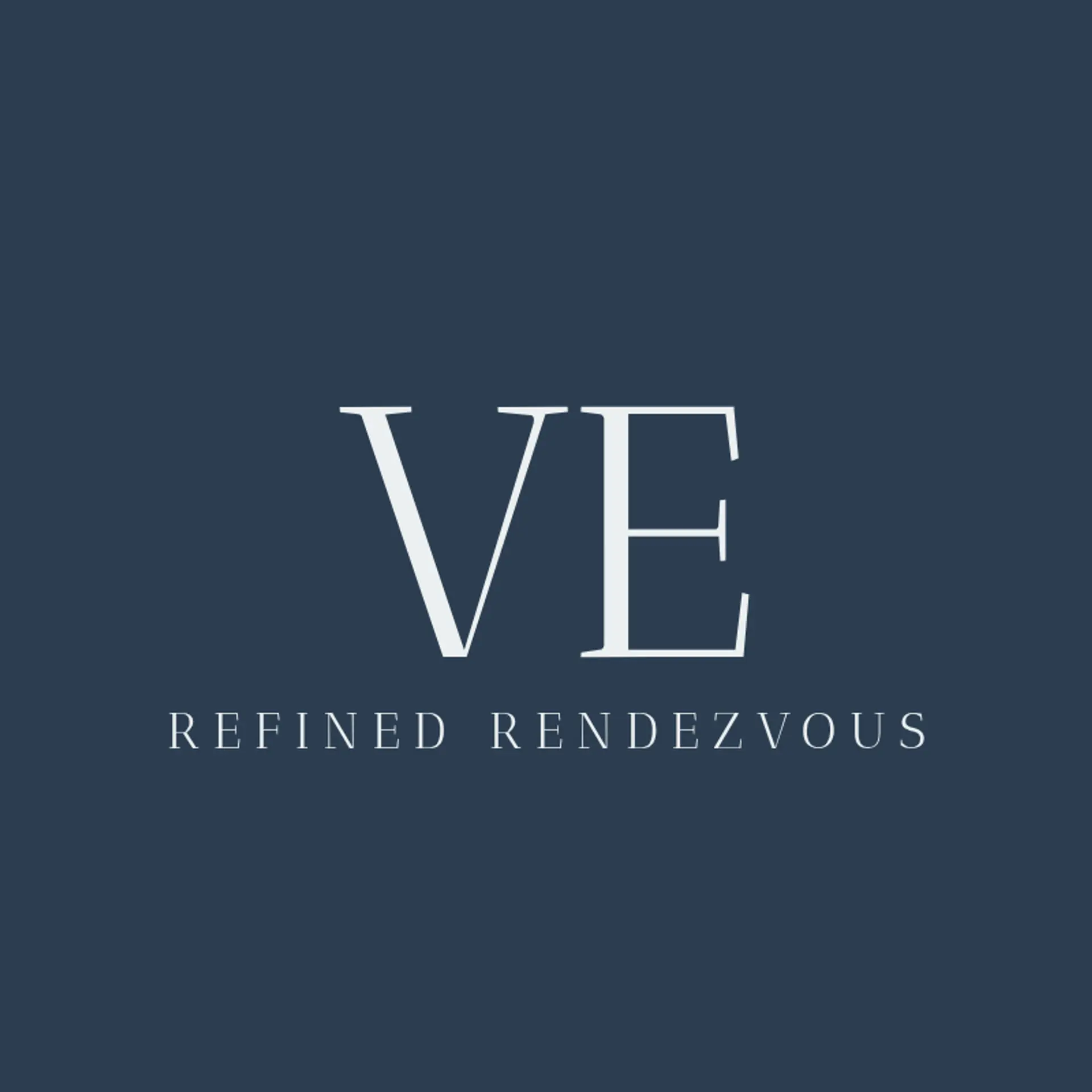 Refined Rendezvous logo for fine dining restaurant