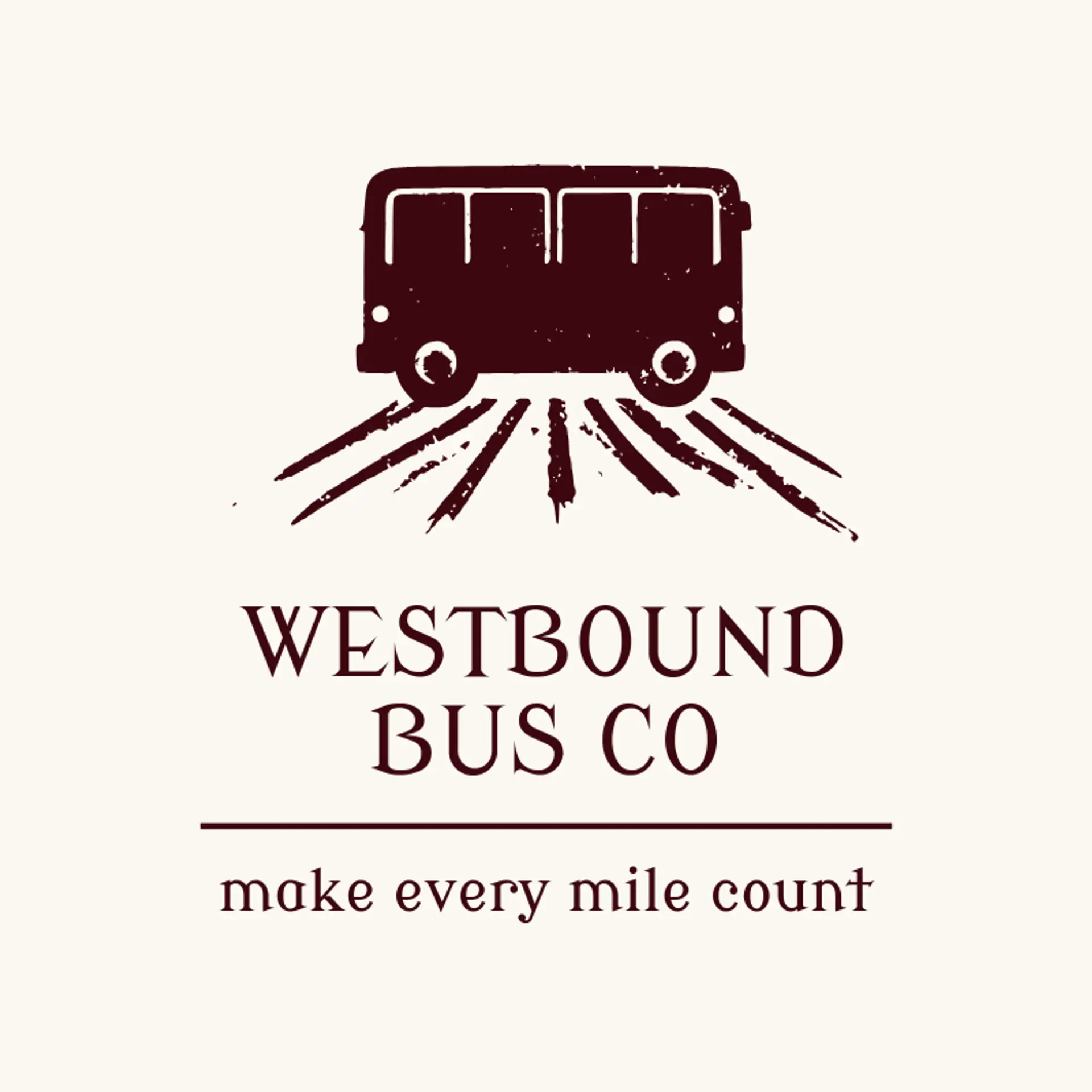 Westbound Bus Co logo for bus