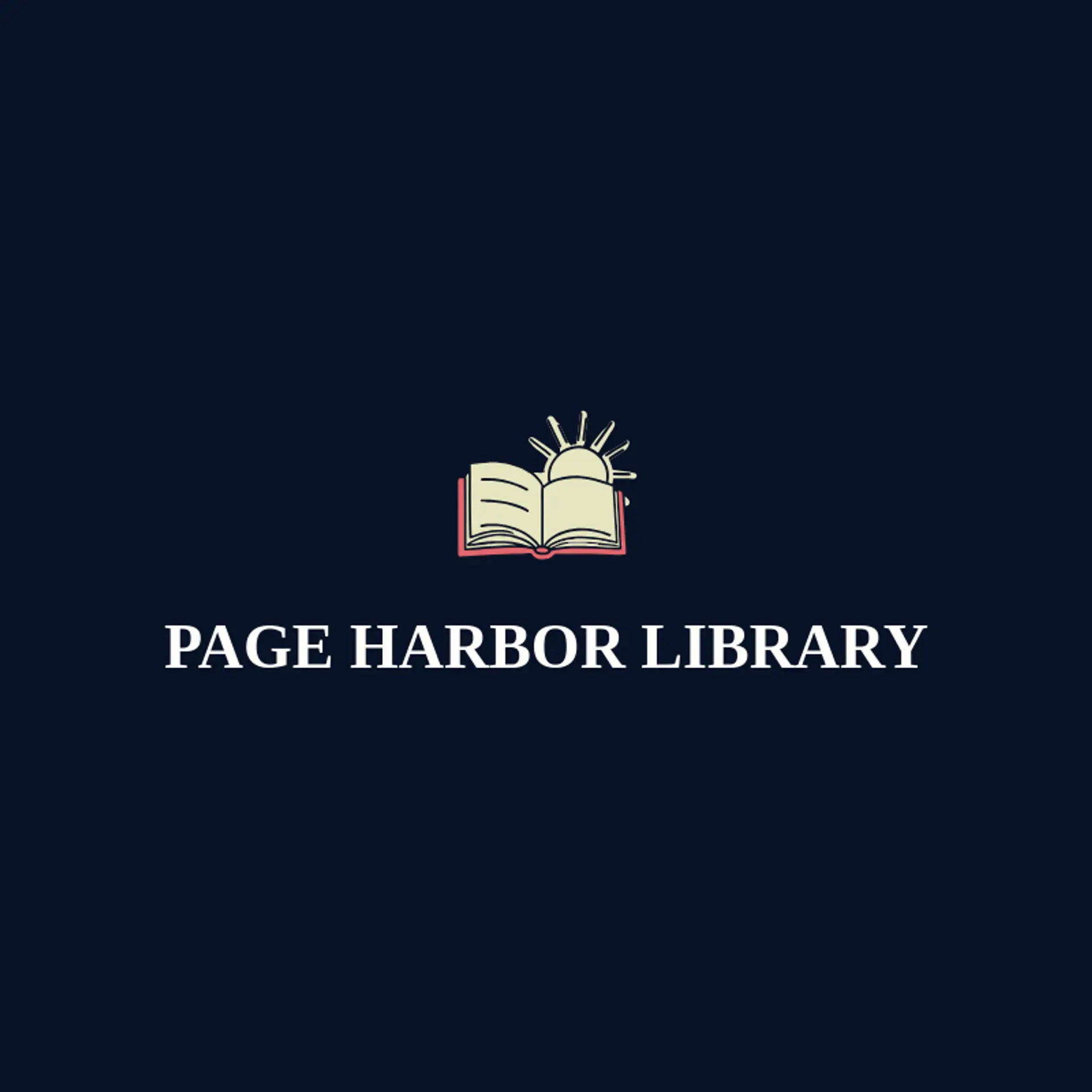 Page Harbor Library logo for library