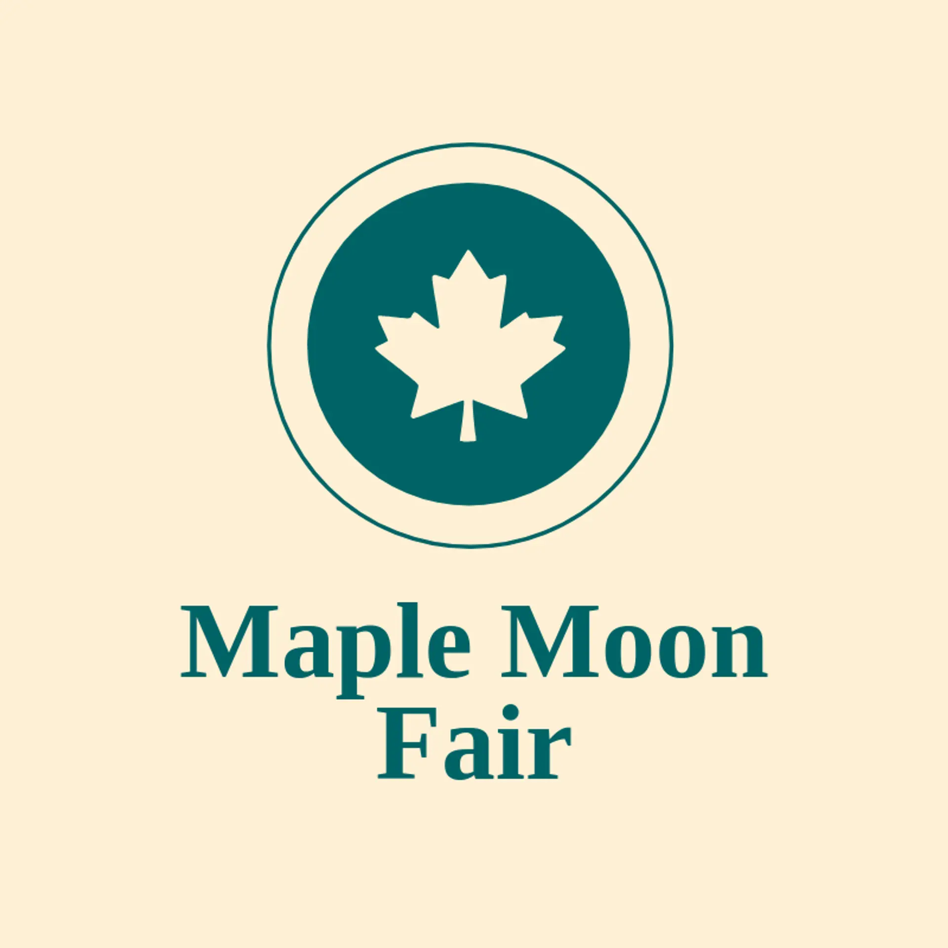 Maple Moon Fair logo for fair