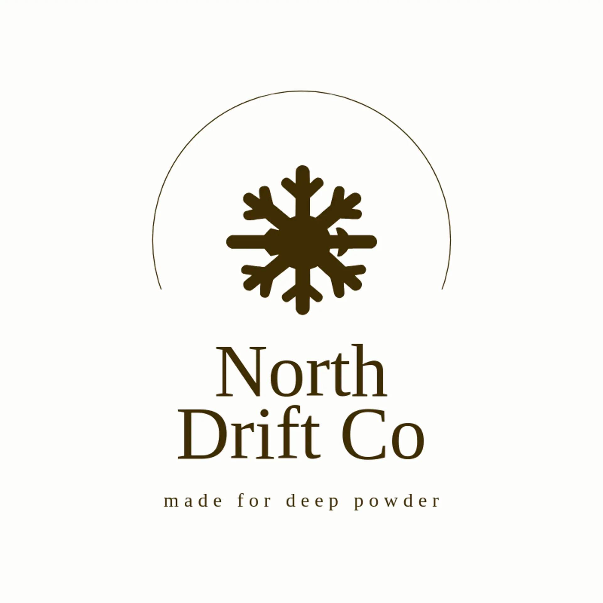 North Drift Co logo for snow