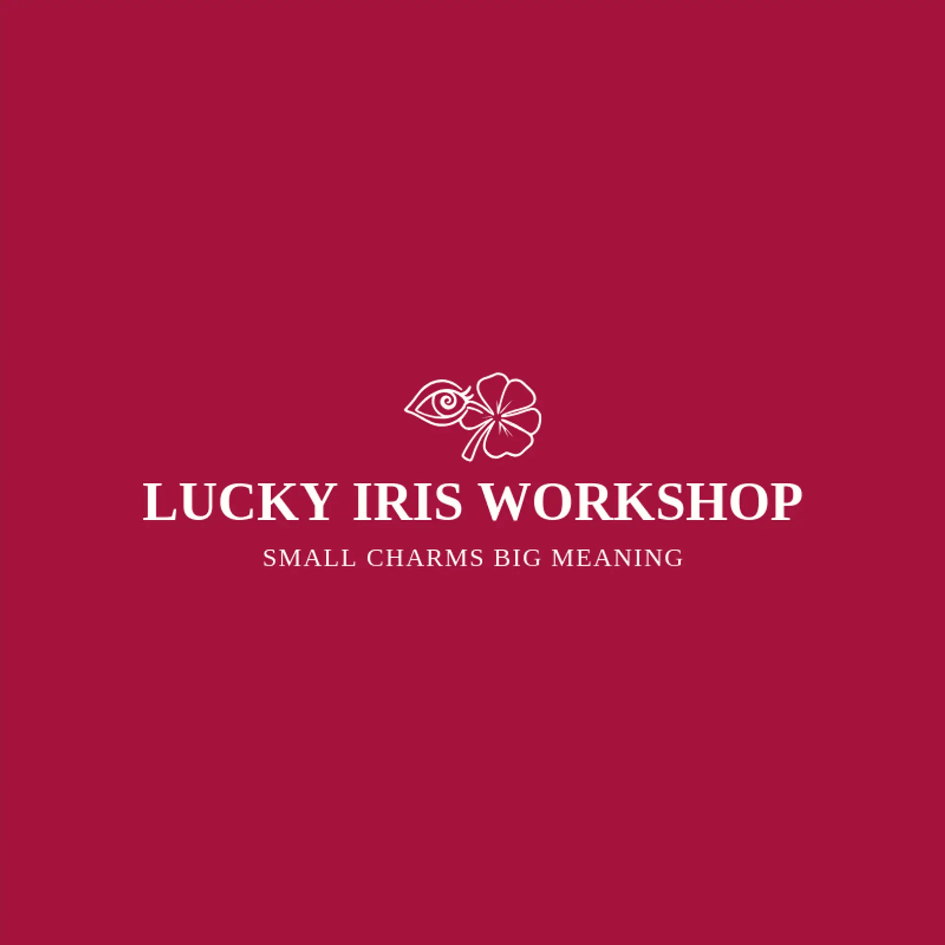 Lucky Iris Workshop logo for evil eye
