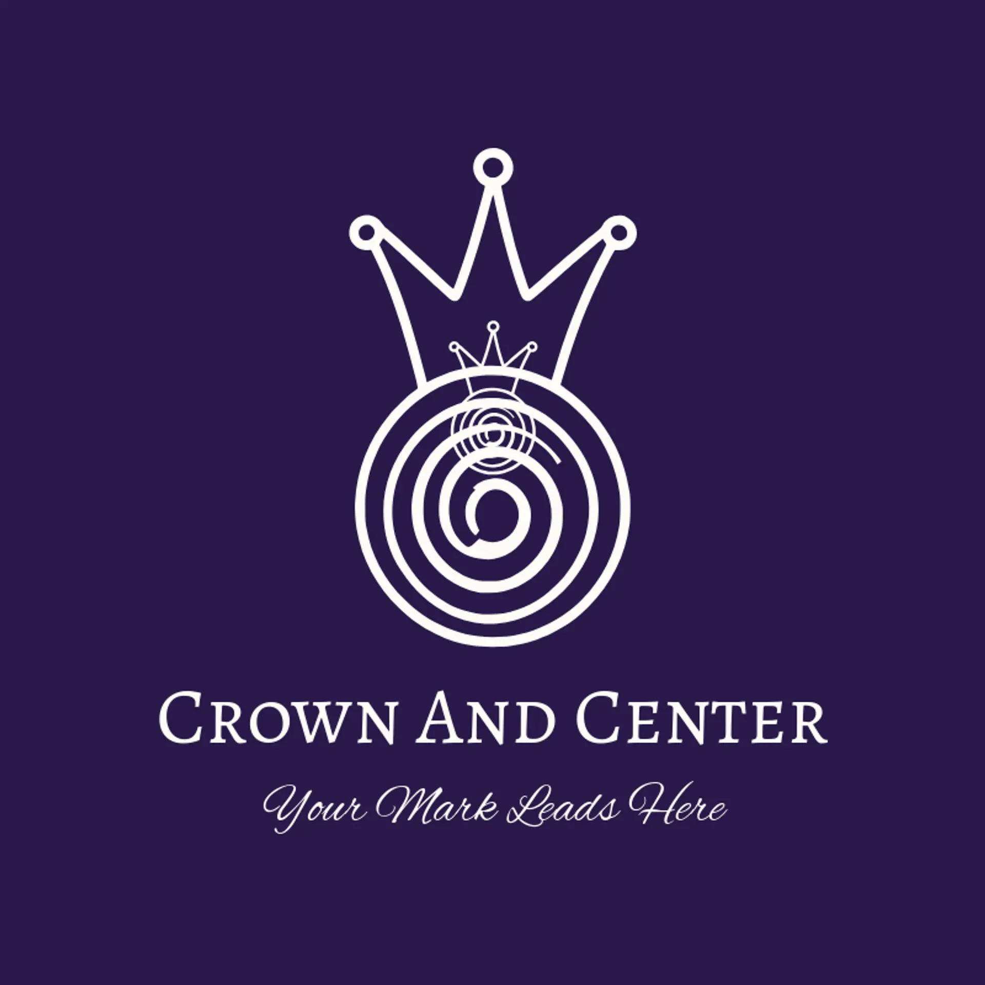 Crown and Center logo for bullseye