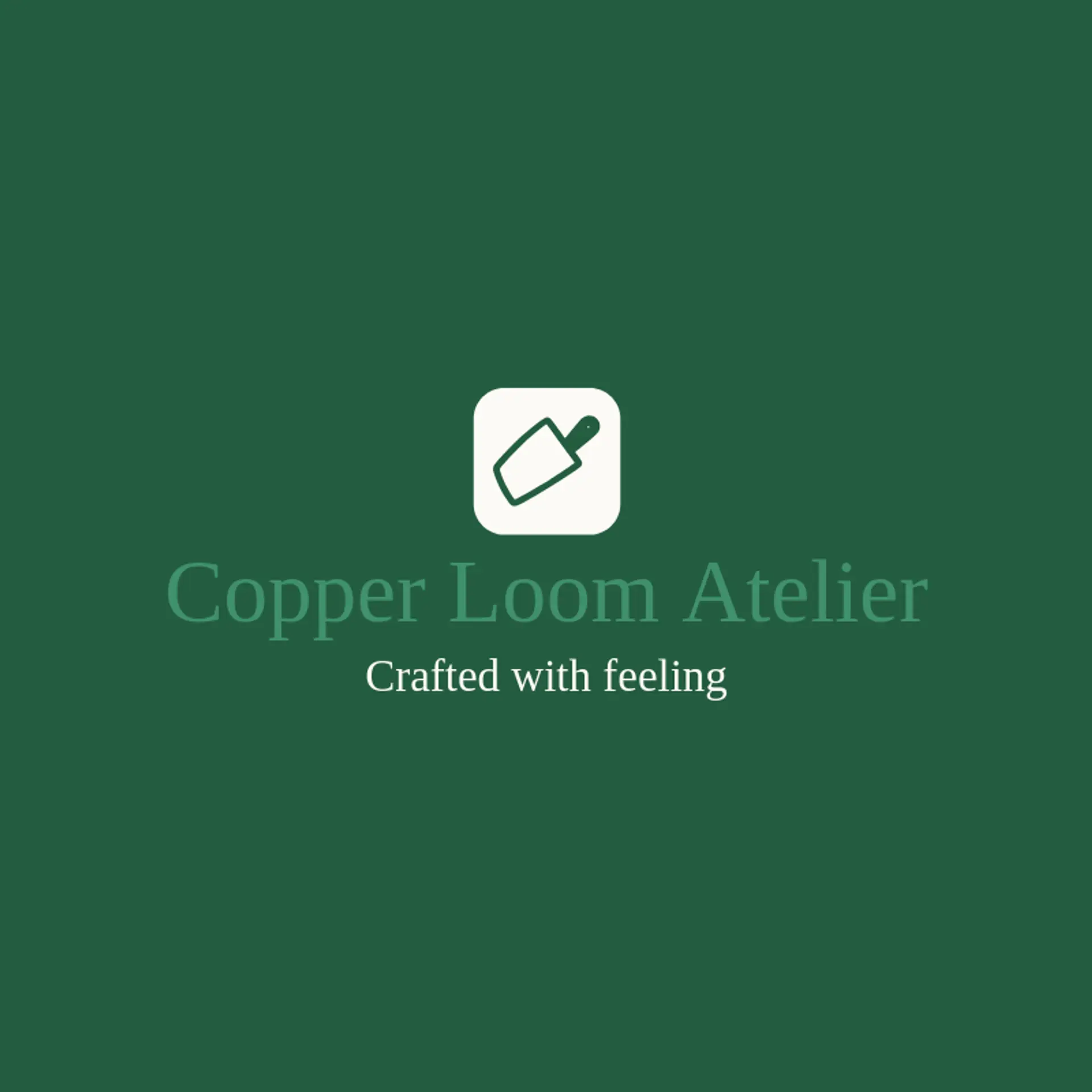Copper Loom Atelier logo for fabric