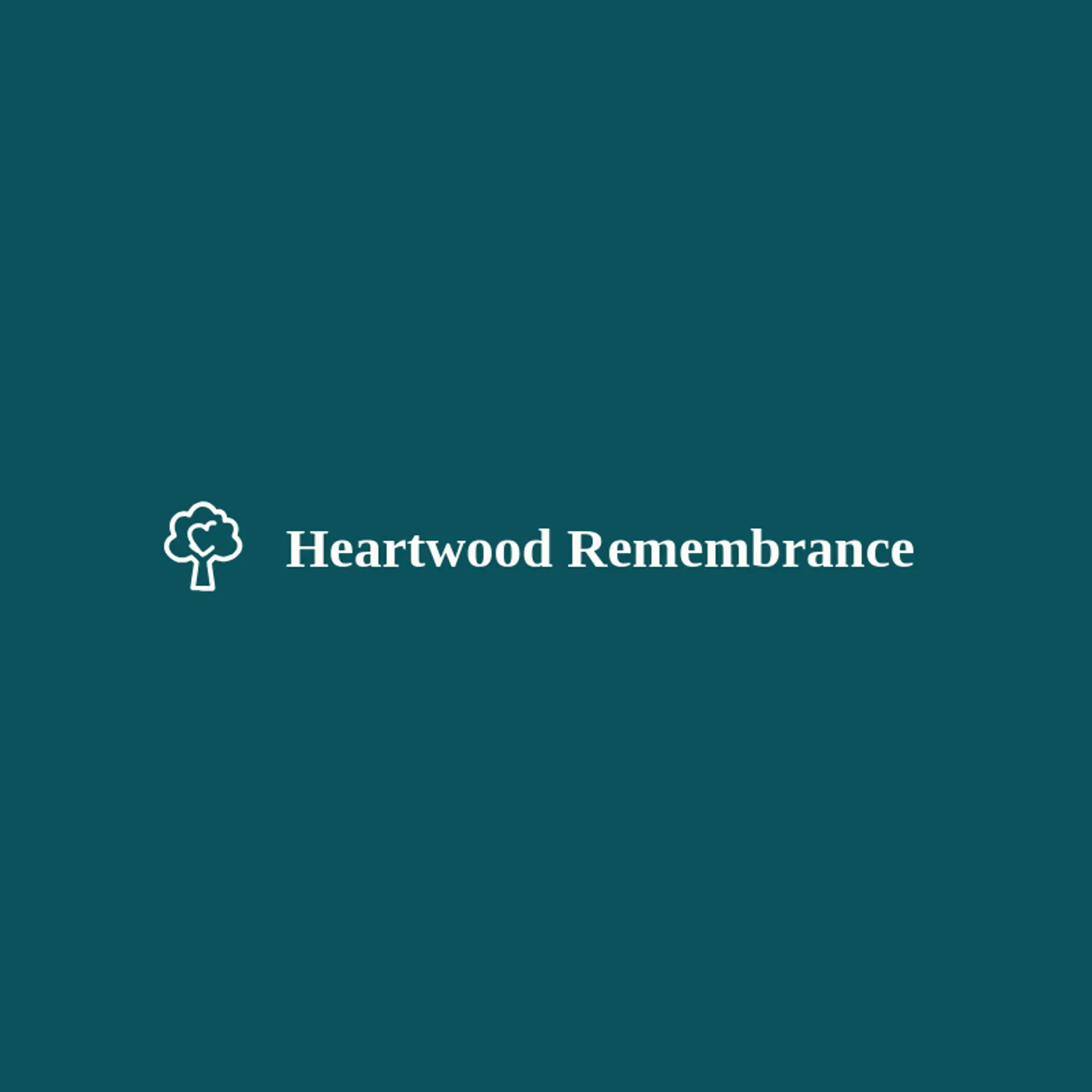 Heartwood Remembrance logo for funeral home