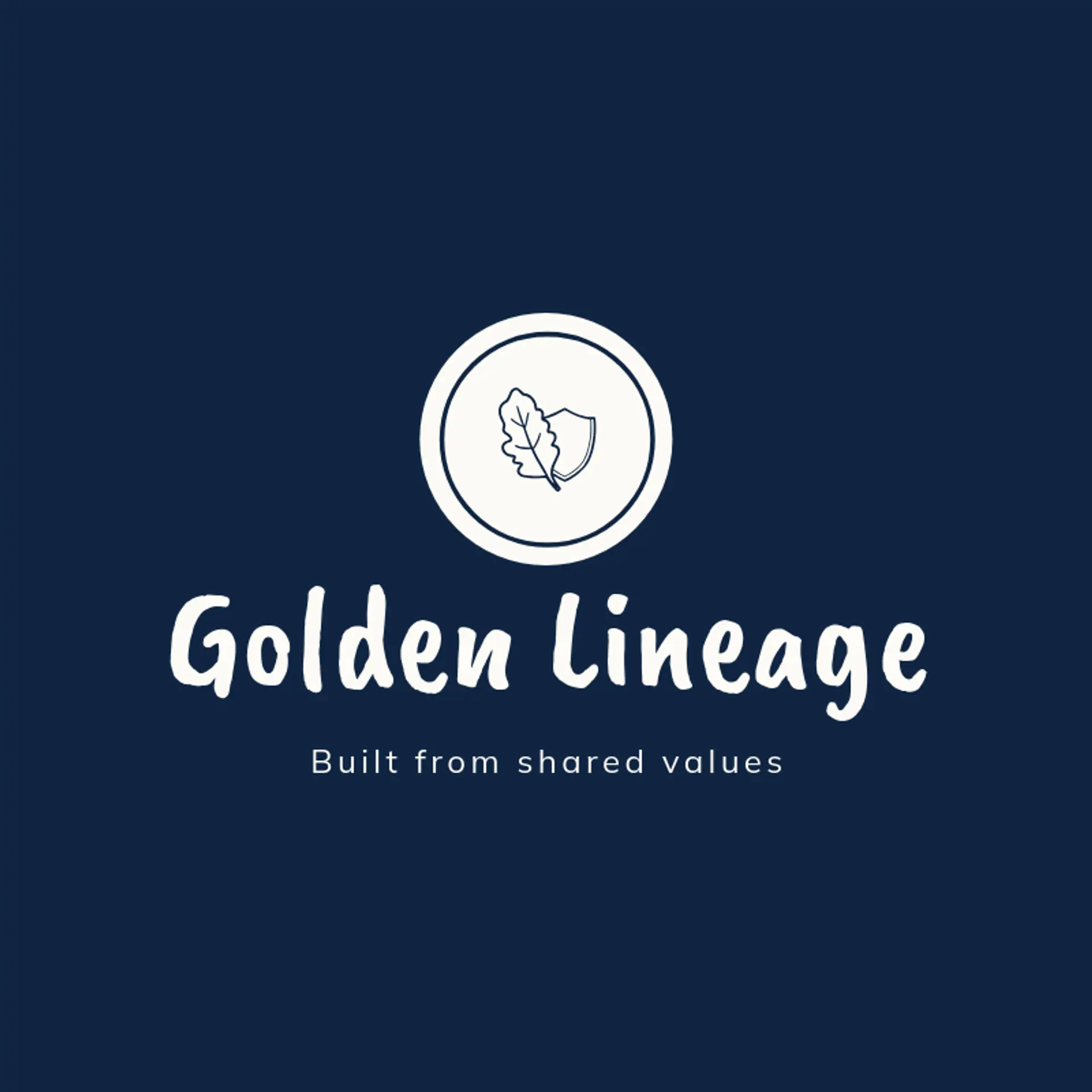 Golden Lineage logo for family crest
