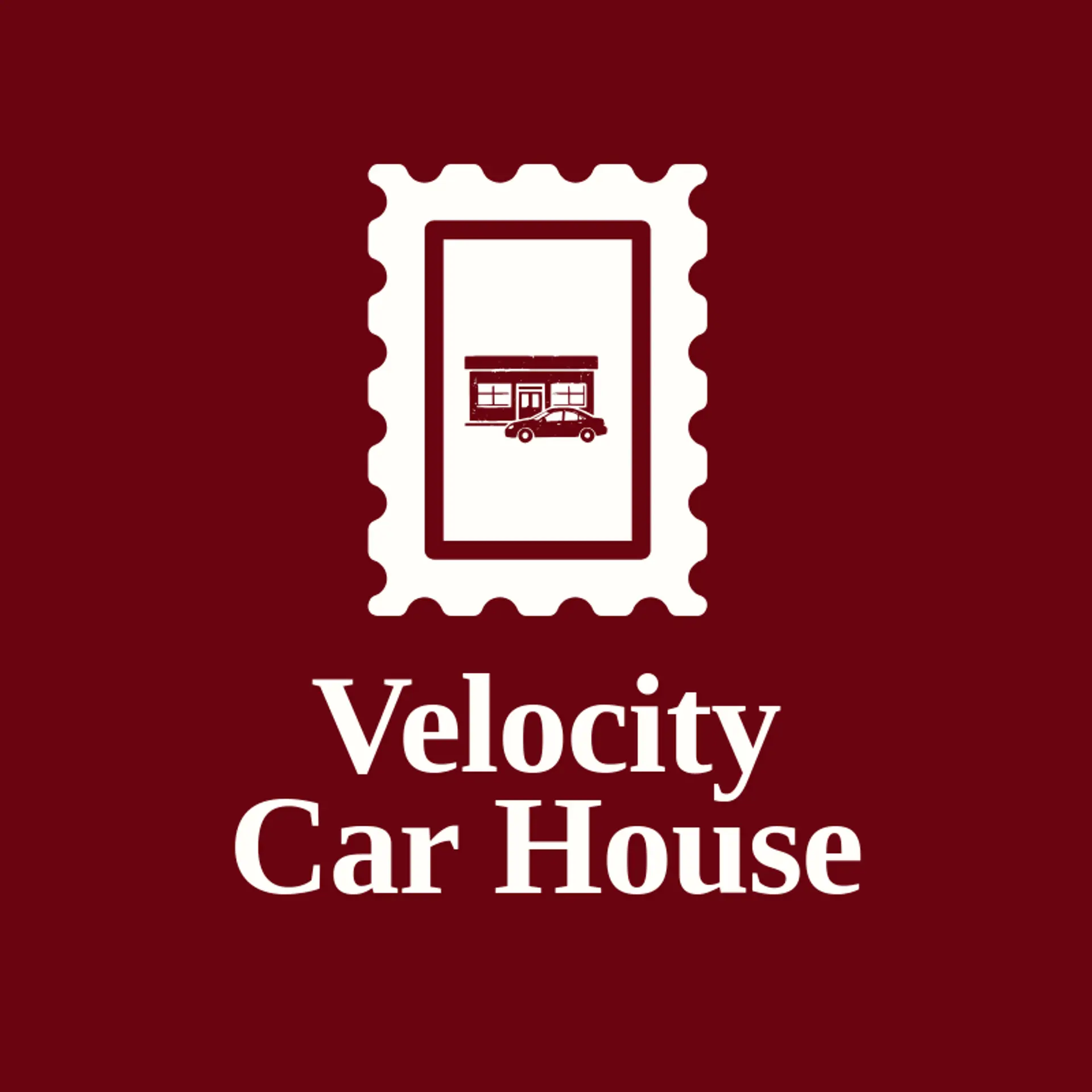 Velocity Car House logo for car dealership