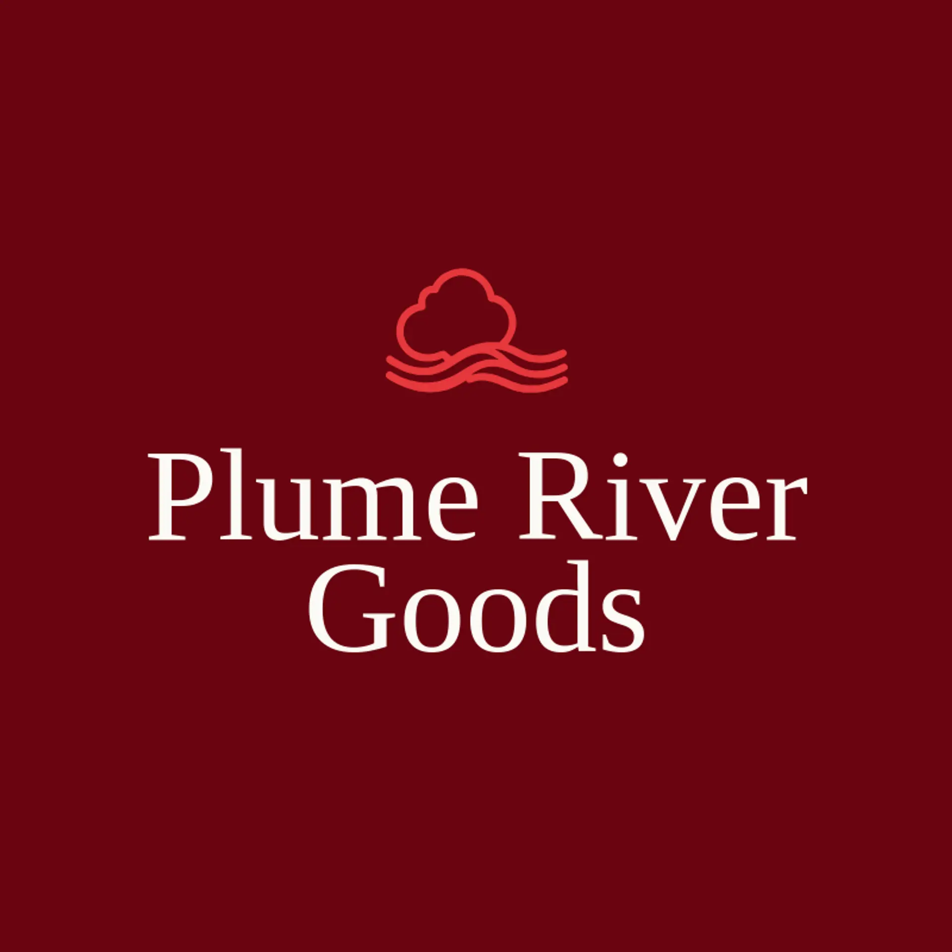 Plume River Goods logo for smoke