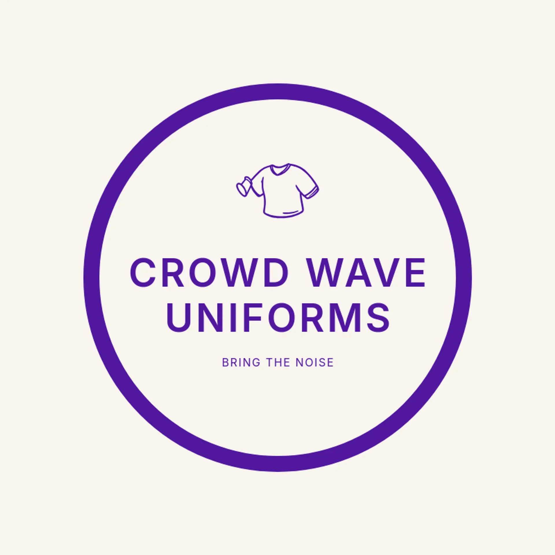 Crowd Wave Uniforms logo for jersey