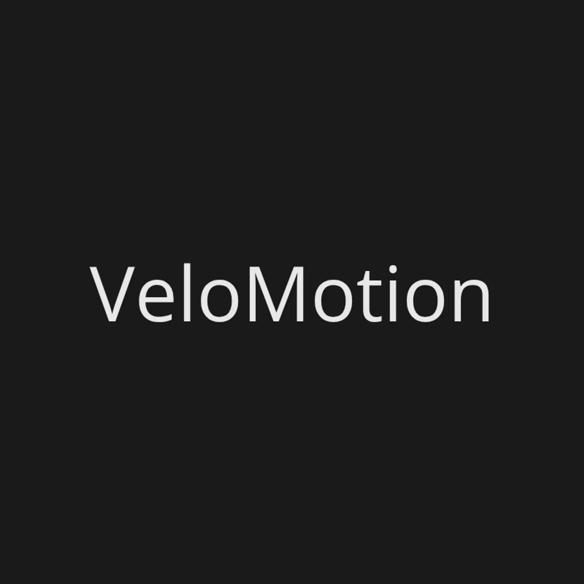 VeloMotion logo for automotive