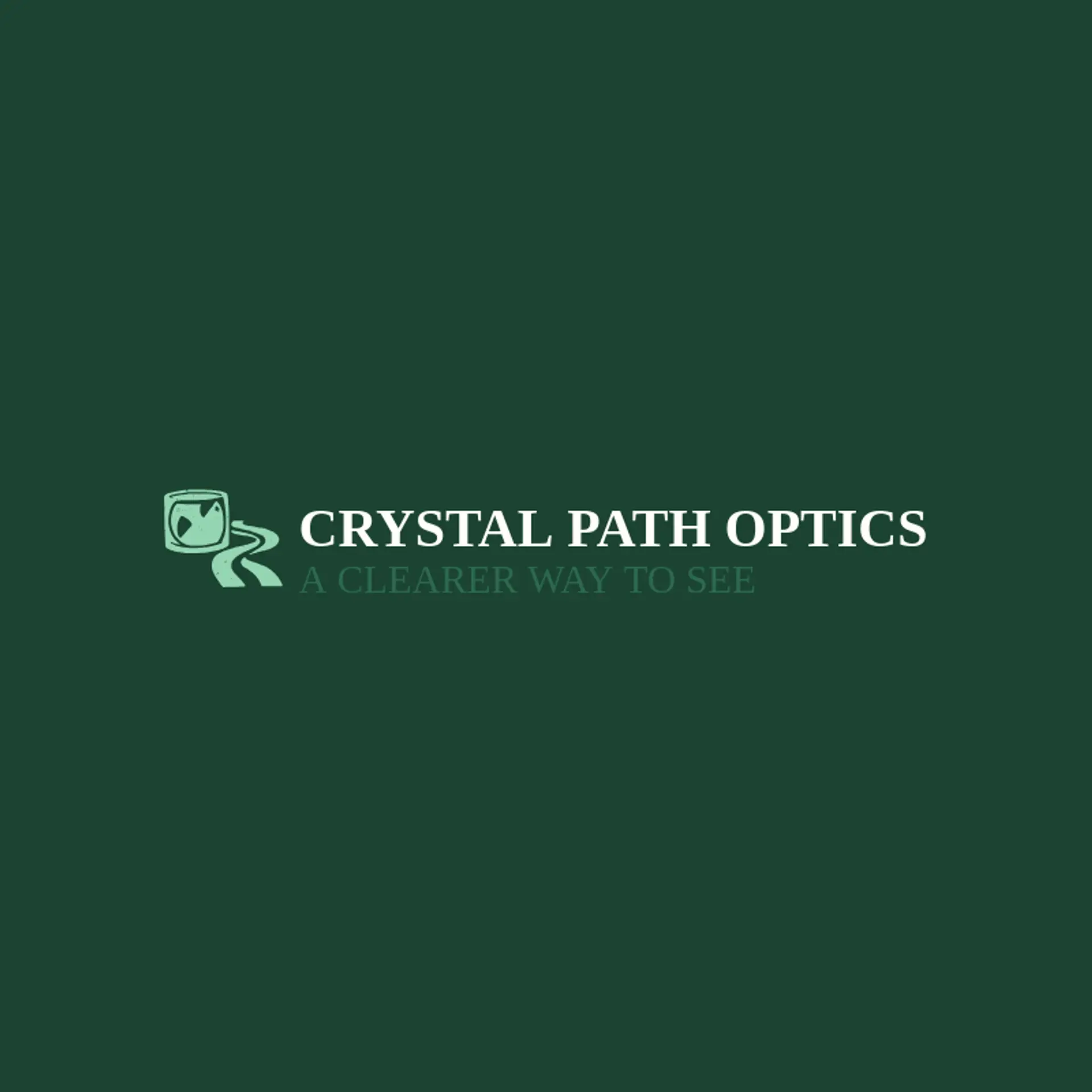Crystal Path Optics logo for lens