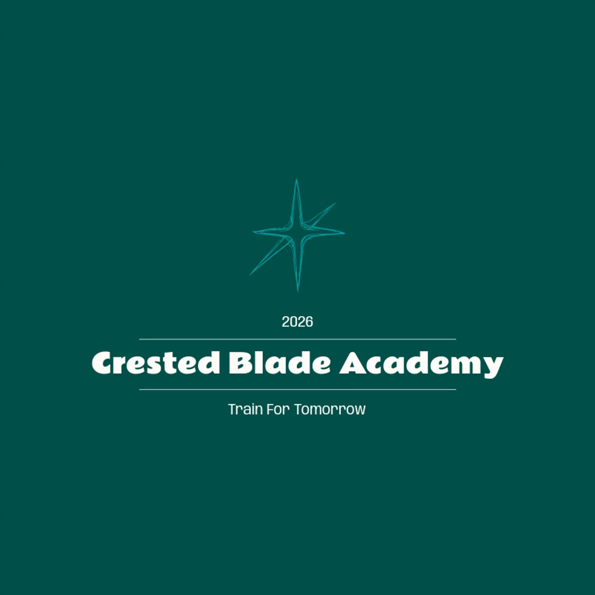 Crested Blade Academy logo for samurai