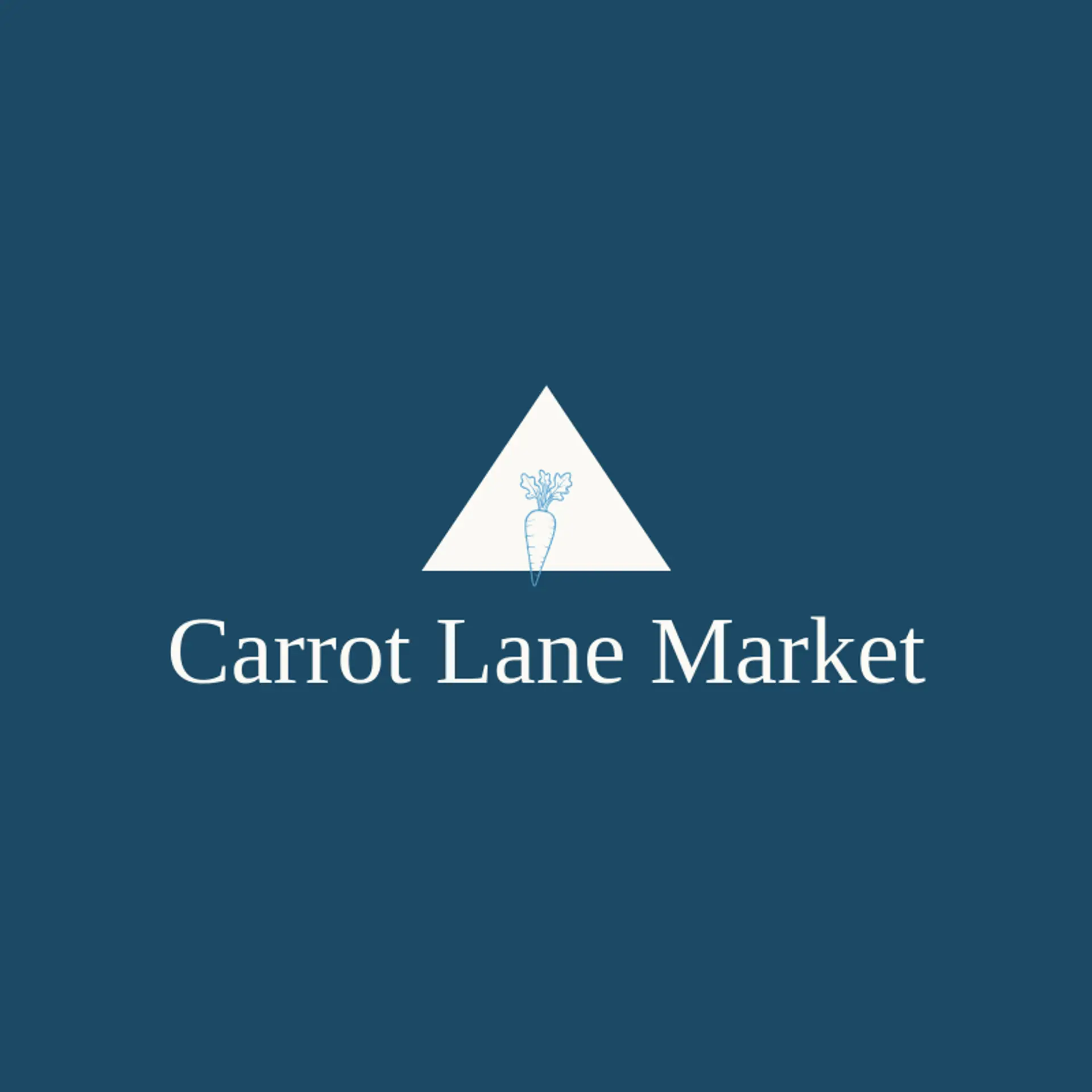 Carrot Lane Market logo for grocery store