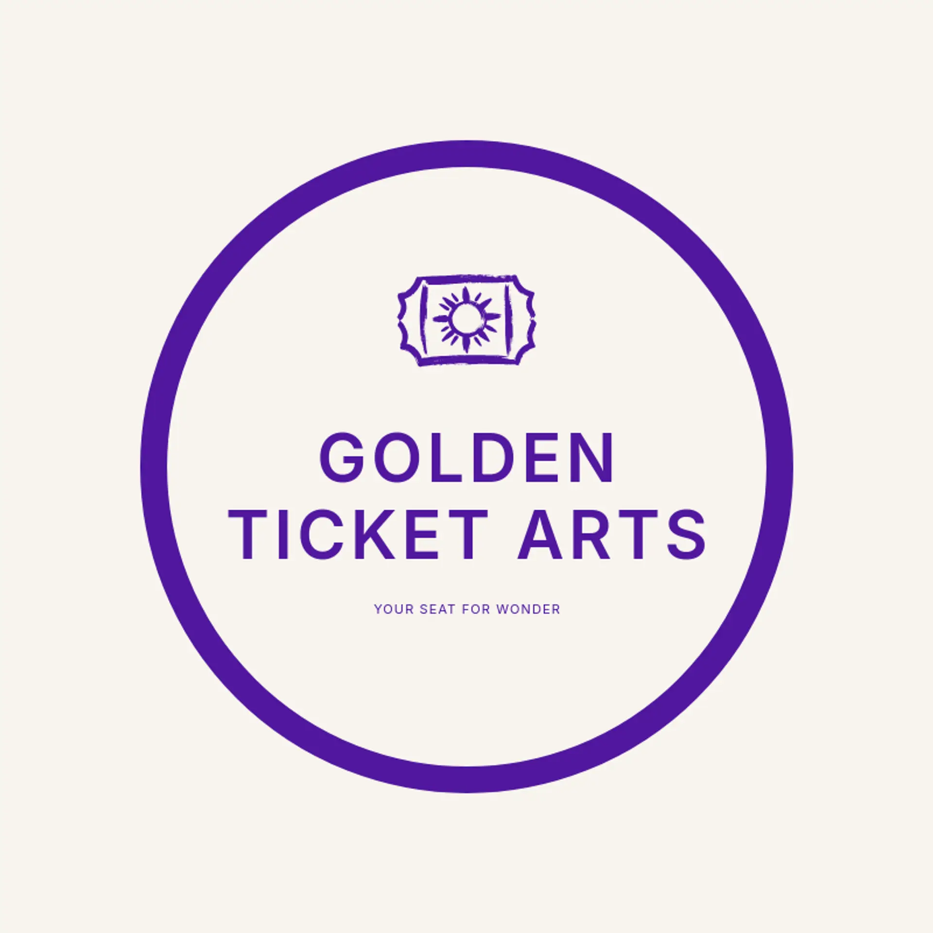 Golden Ticket Arts logo for theater