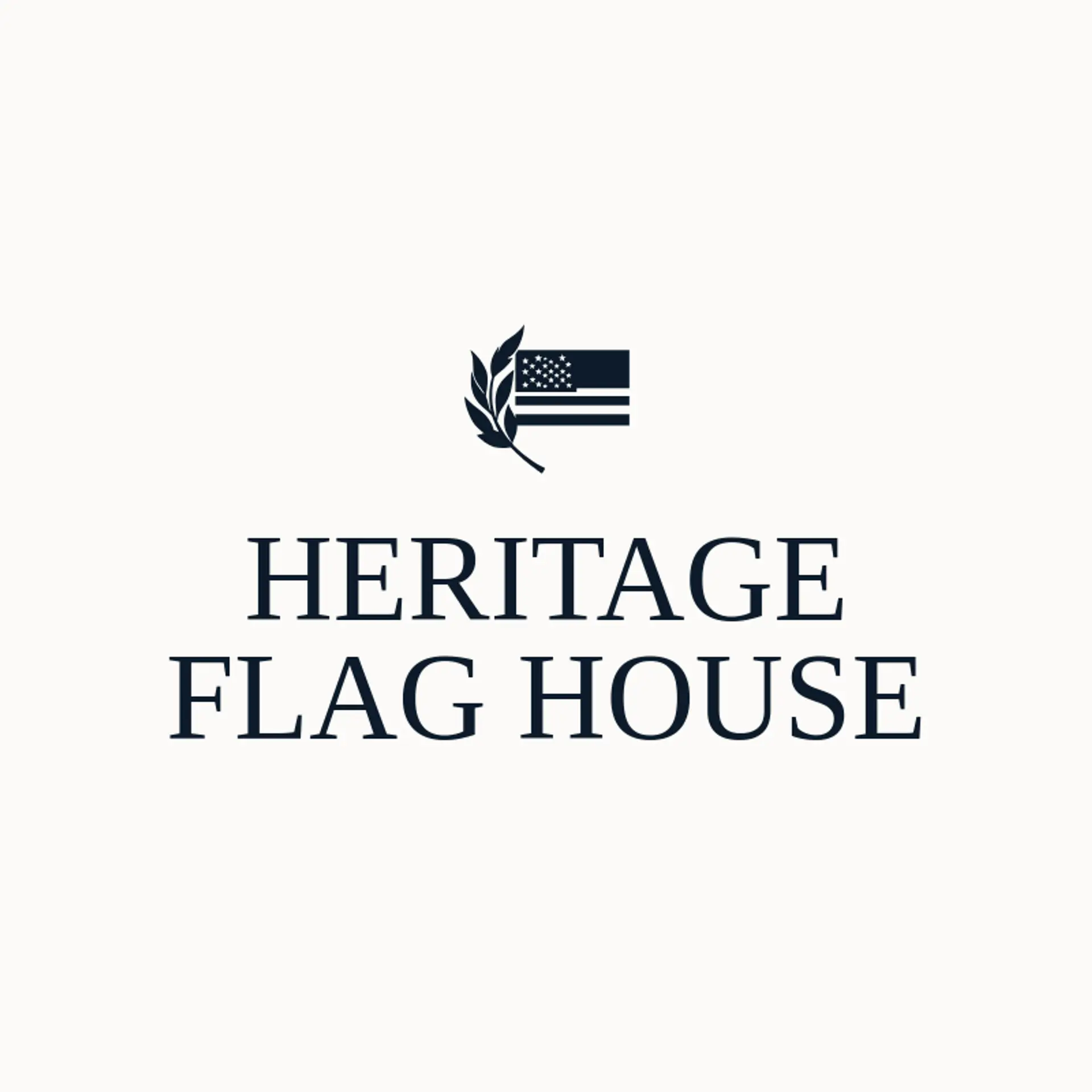Heritage Flag House logo for american flag