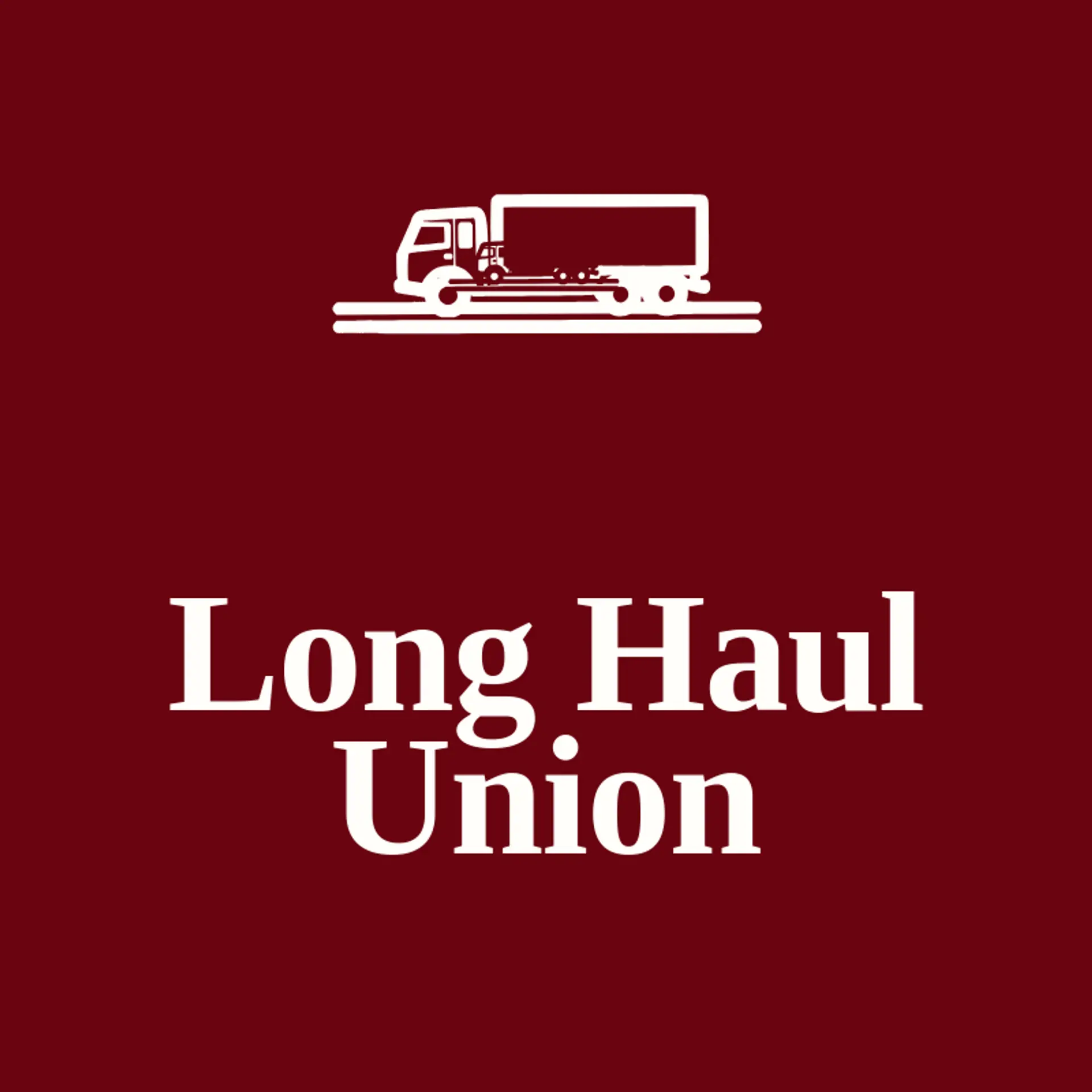 Long Haul Union logo for trucking company