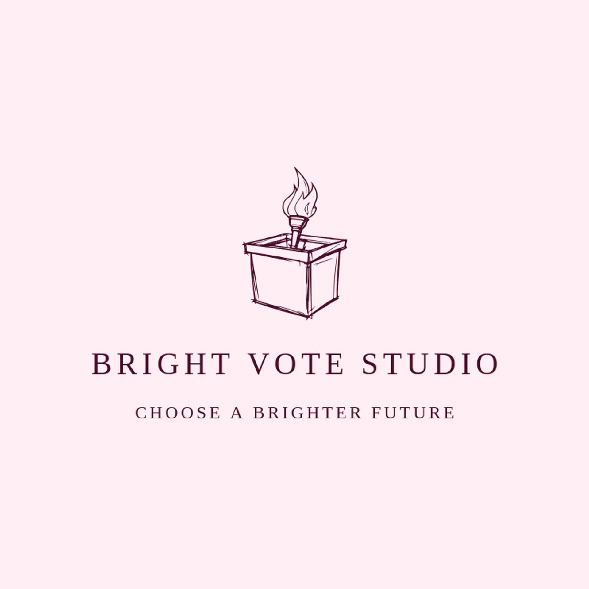 Bright Vote Studio logo for democracy