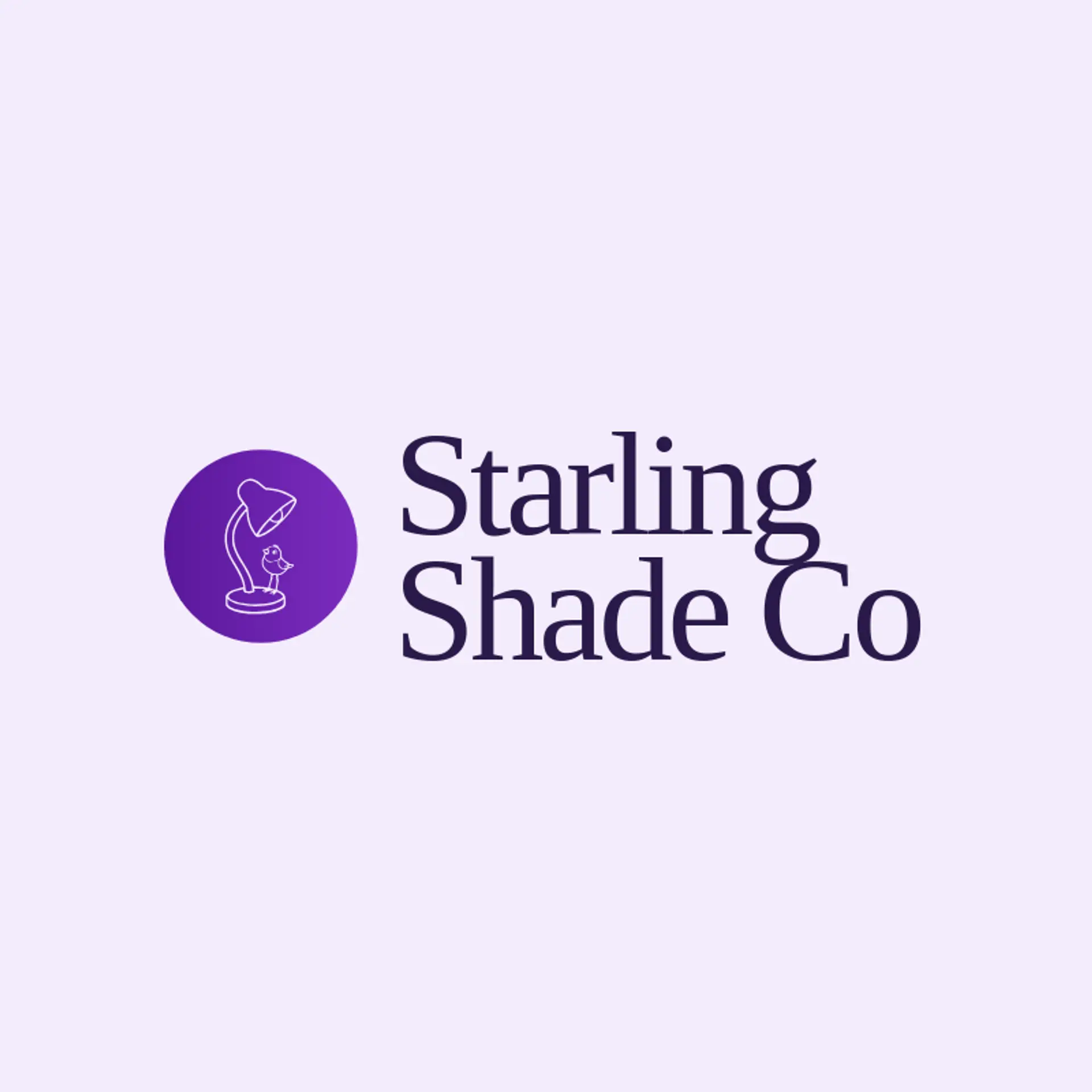 Starling Shade Co logo for lamp
