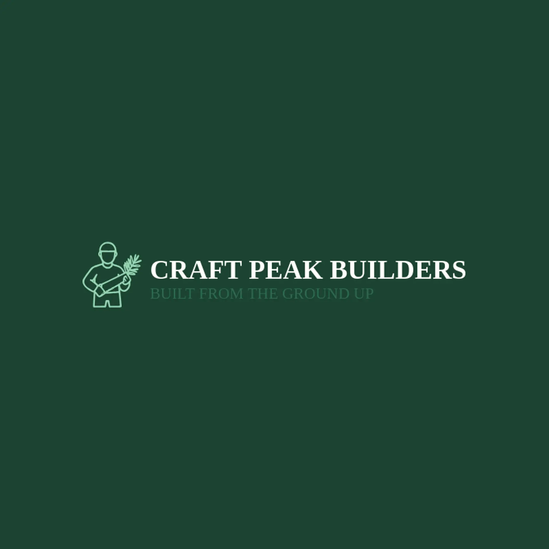 Craft Peak Builders logo for carpenter