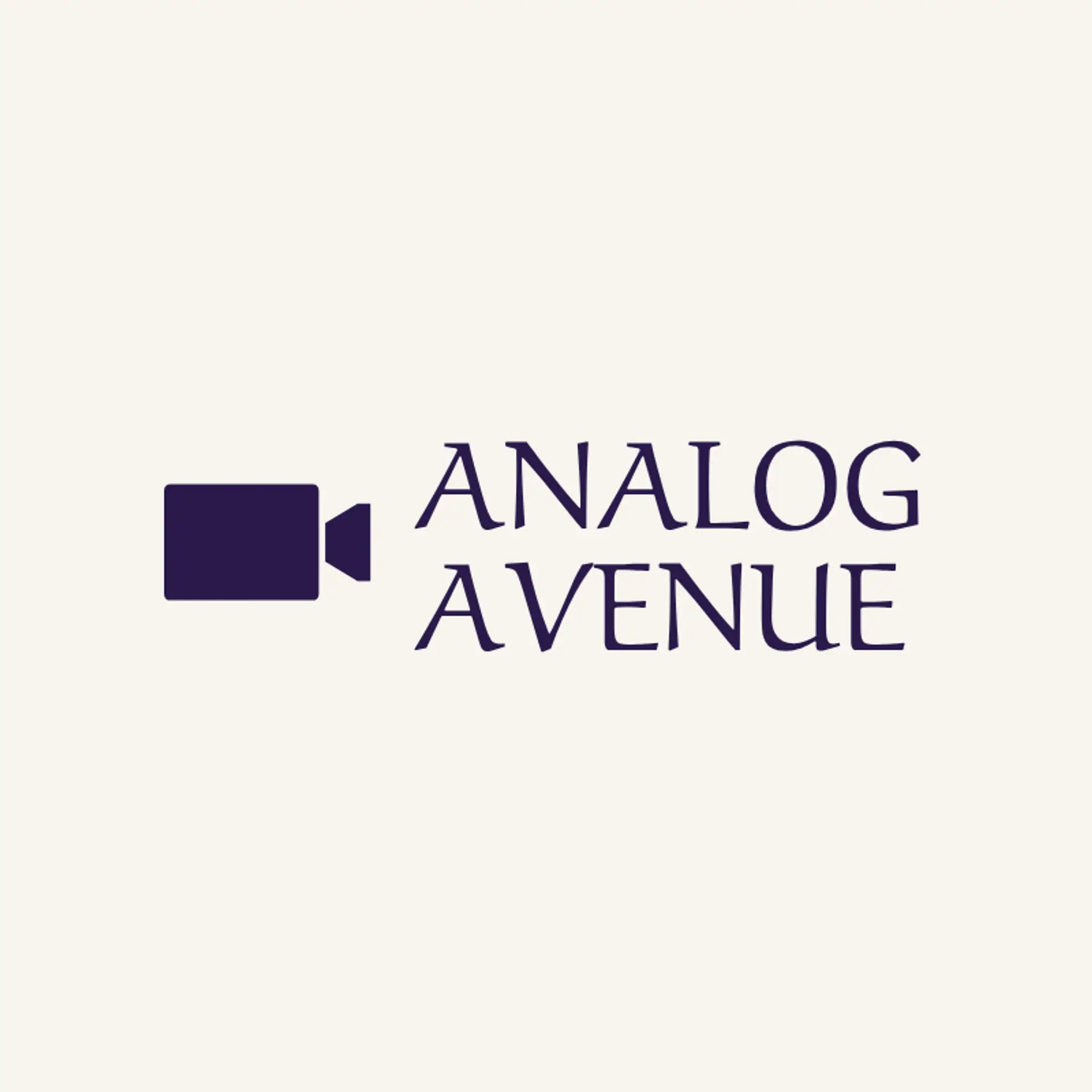 Analog Avenue logo for record
