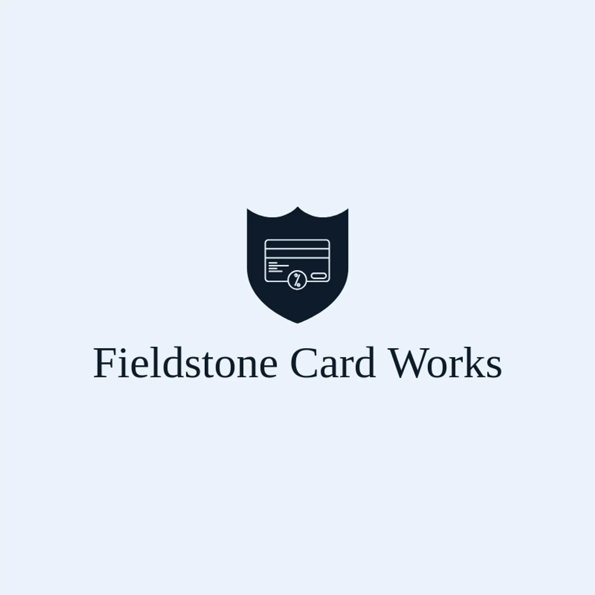 Fieldstone Card Works logo for credit card