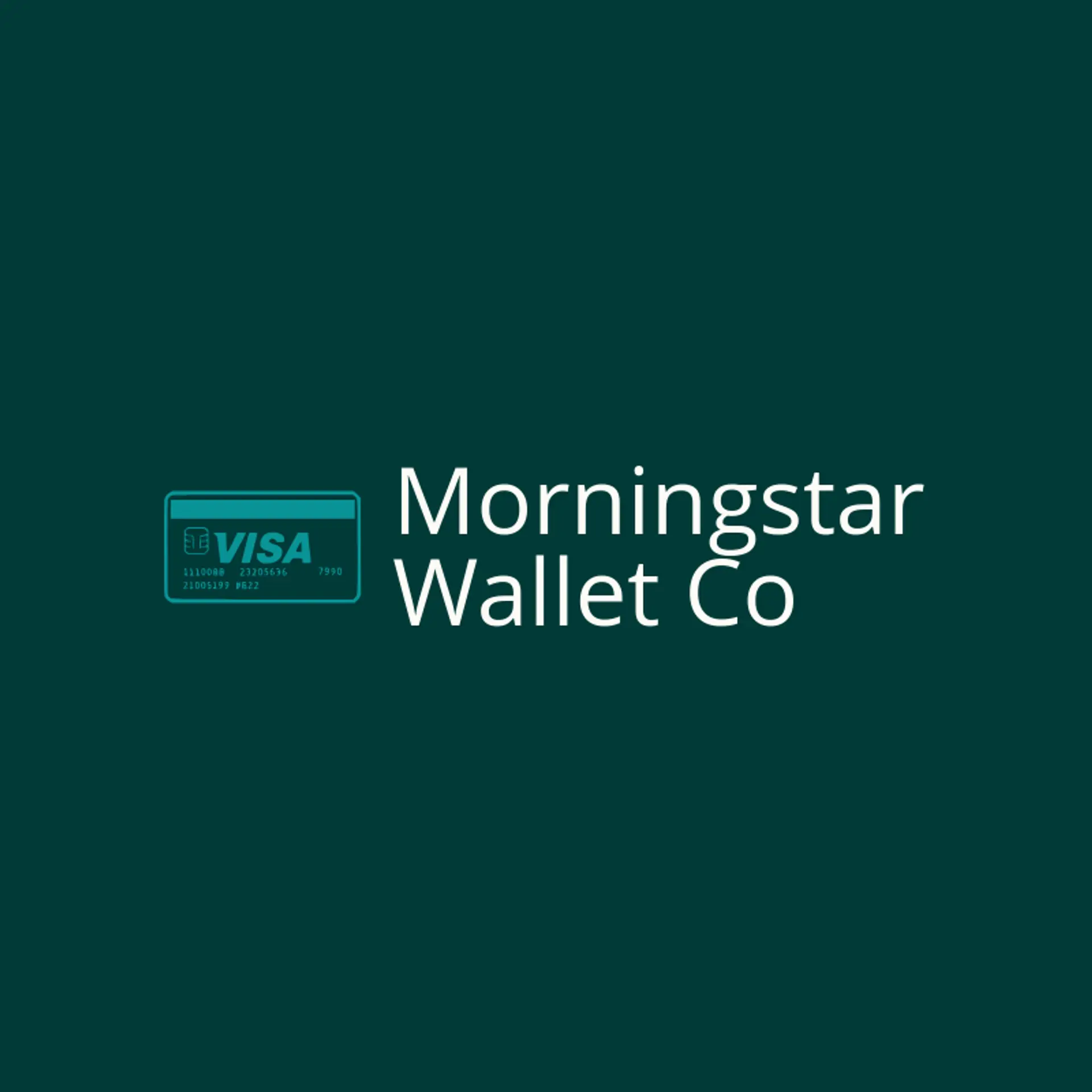 Morningstar Wallet Co logo for credit card